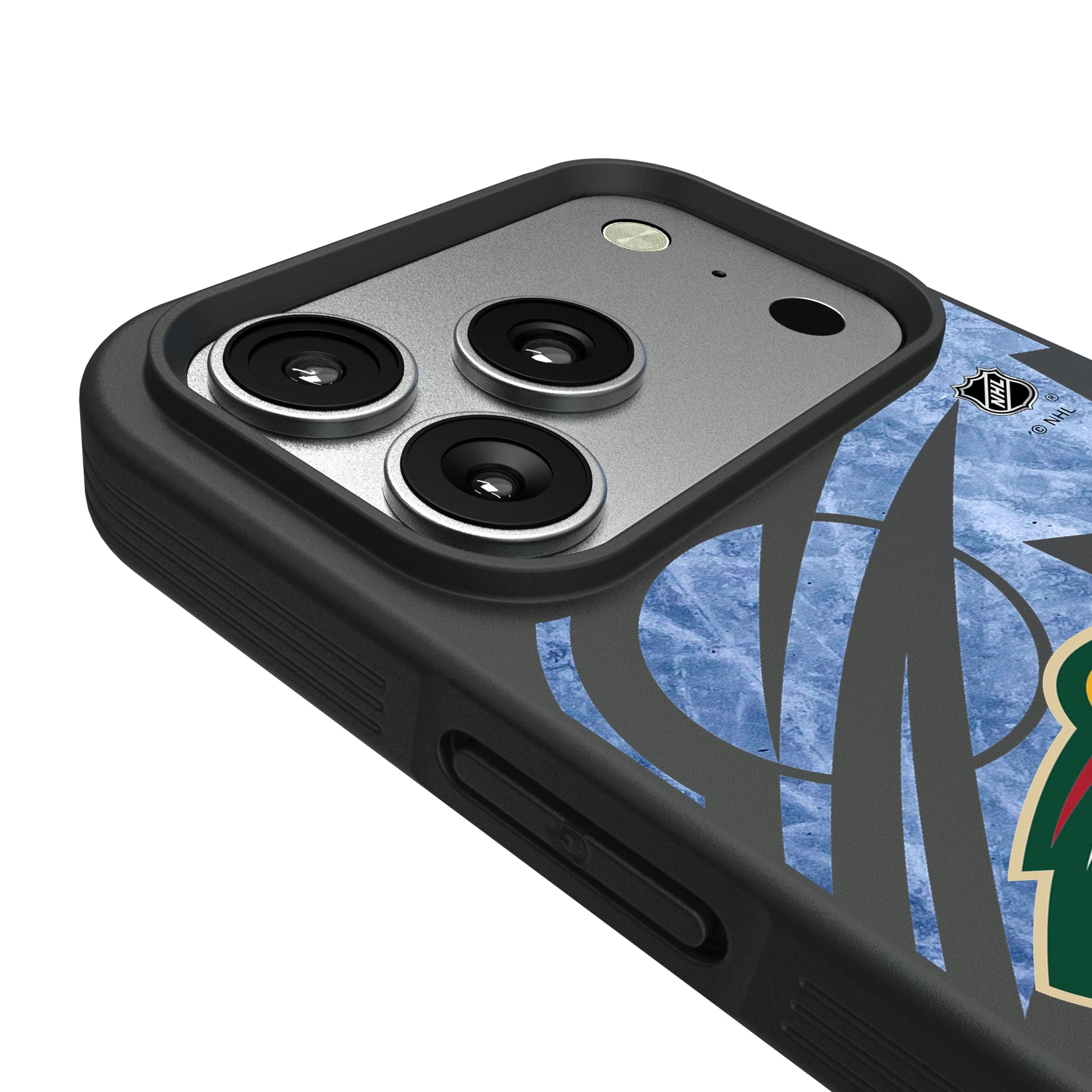 Minnesota Wild Ice Tilt iPhone Bump Phone Case for Apple iPhone - Detail#Device_iPhone 17 Pro