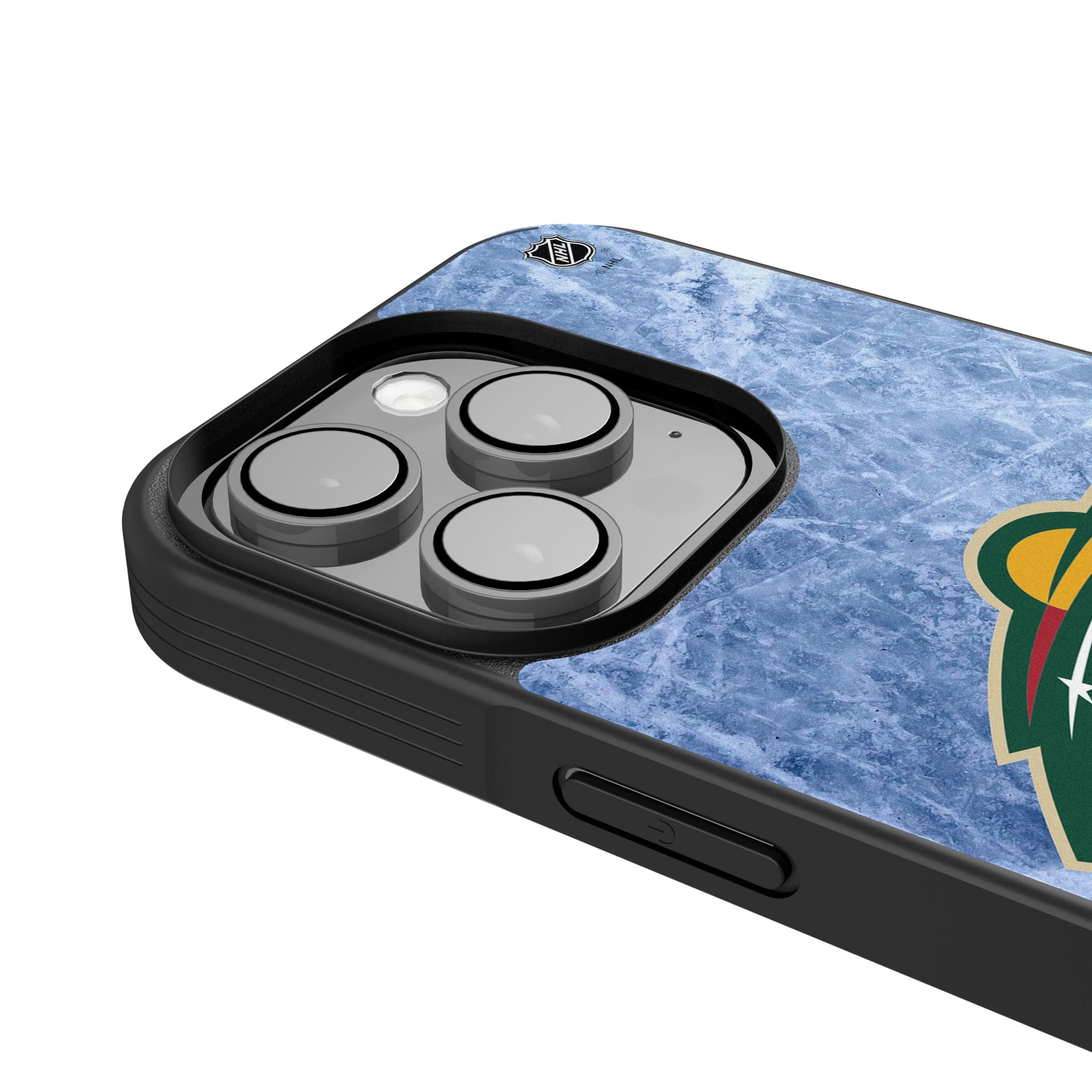 Minnesota Wild Ice Wordmark iPhone Bump Phone Case for Apple iPhone - Detail