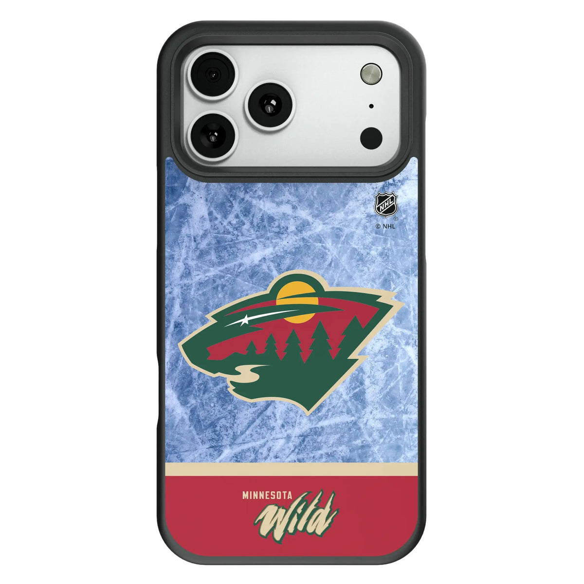 Minnesota Wild Ice Wordmark Bump Phone Case for Apple iPhone