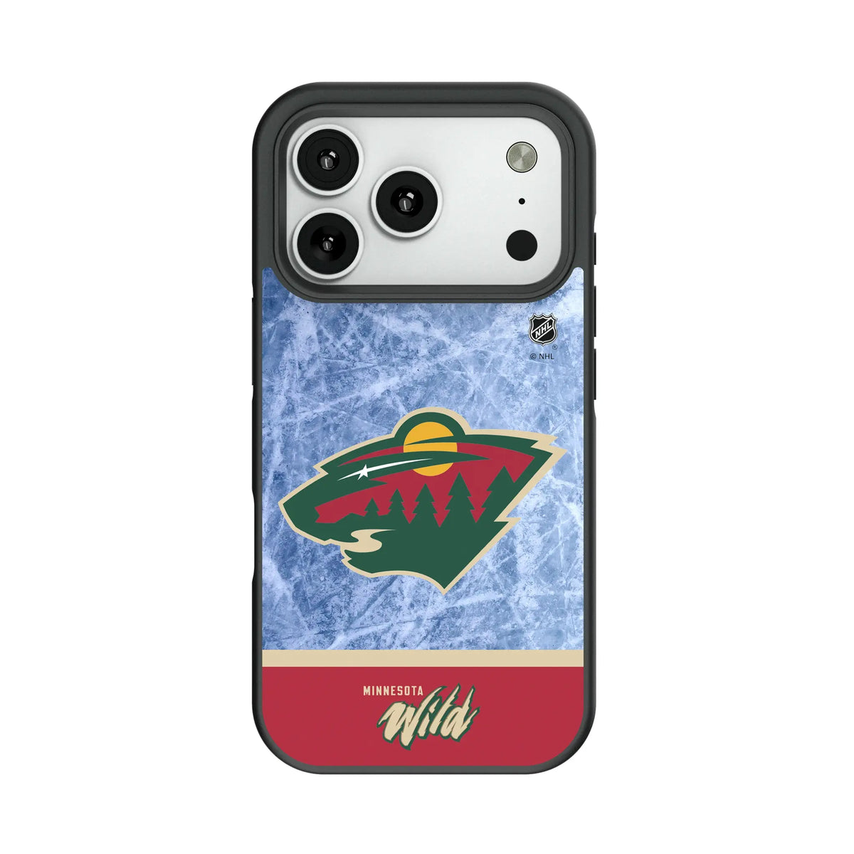 Minnesota Wild Ice Wordmark Bump Phone Case for Apple iPhone