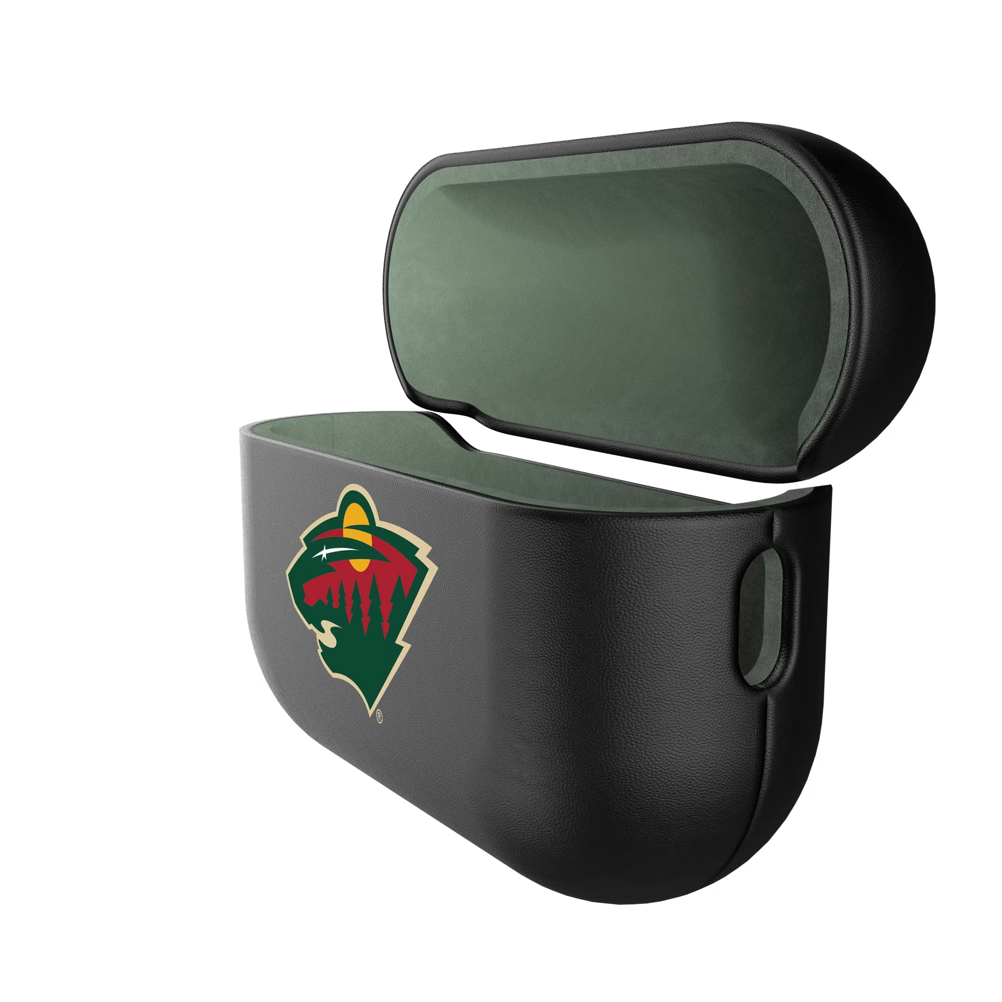 Minnesota Wild Insignia AirPods AirPod Case Cover - Isometric View#Device_AirPods Pro 2nd Gen