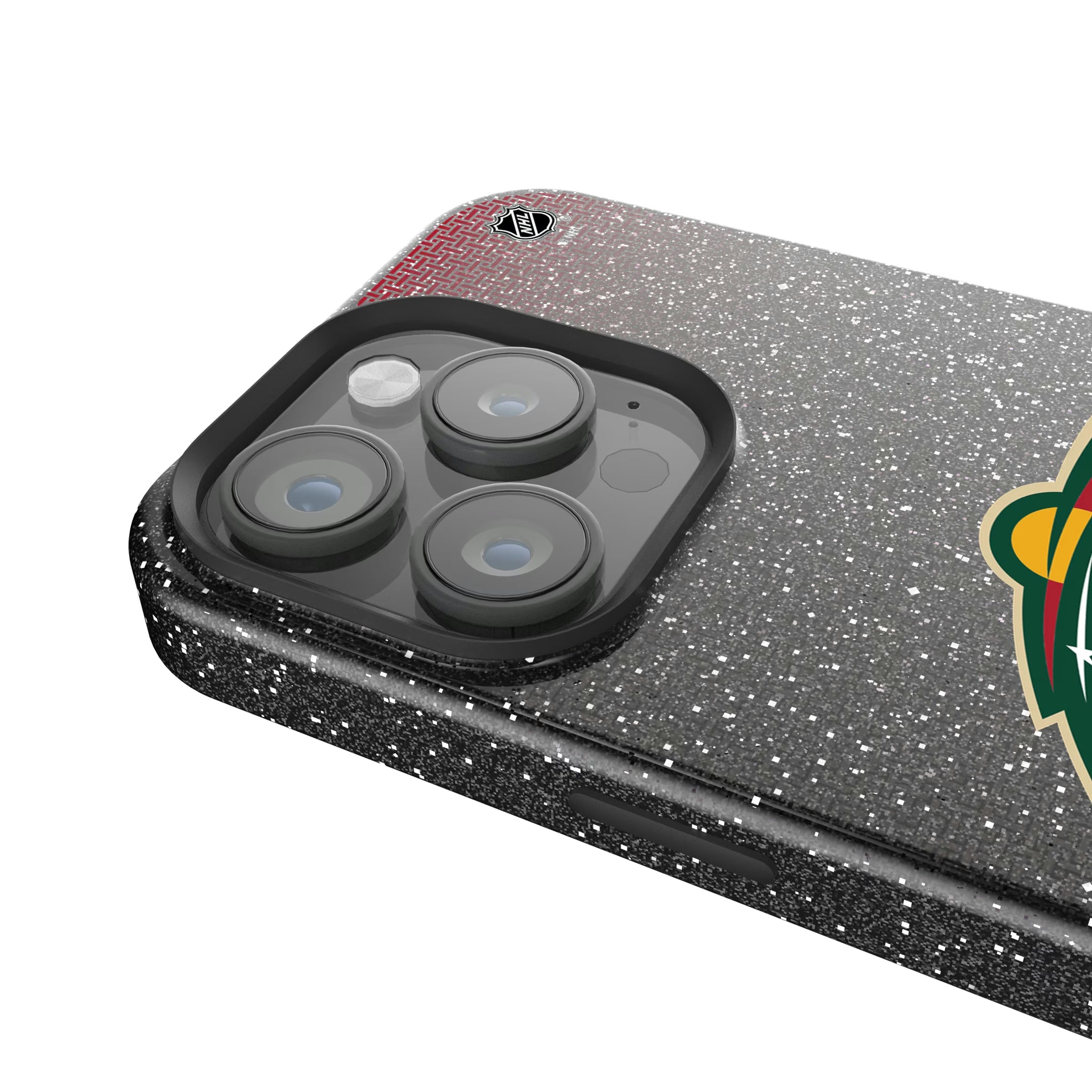 Minnesota Wild Linen iPhone Bling Phone Case for Apple iPhone - Detail