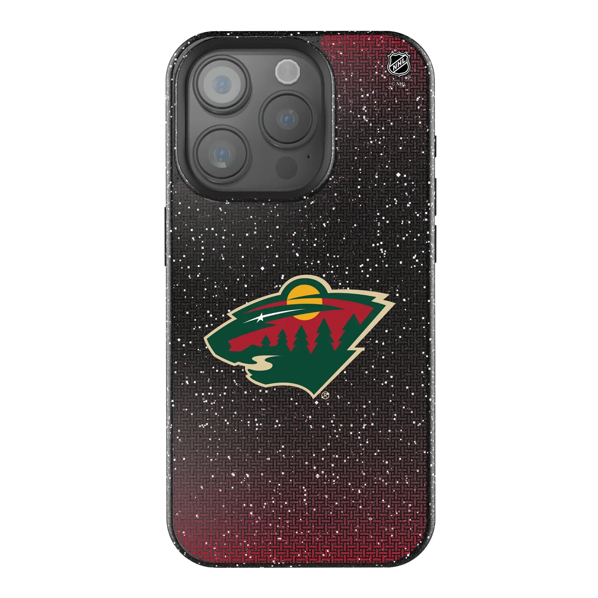 Minnesota Wild Linen iPhone Bling Phone Case for Apple iPhone
