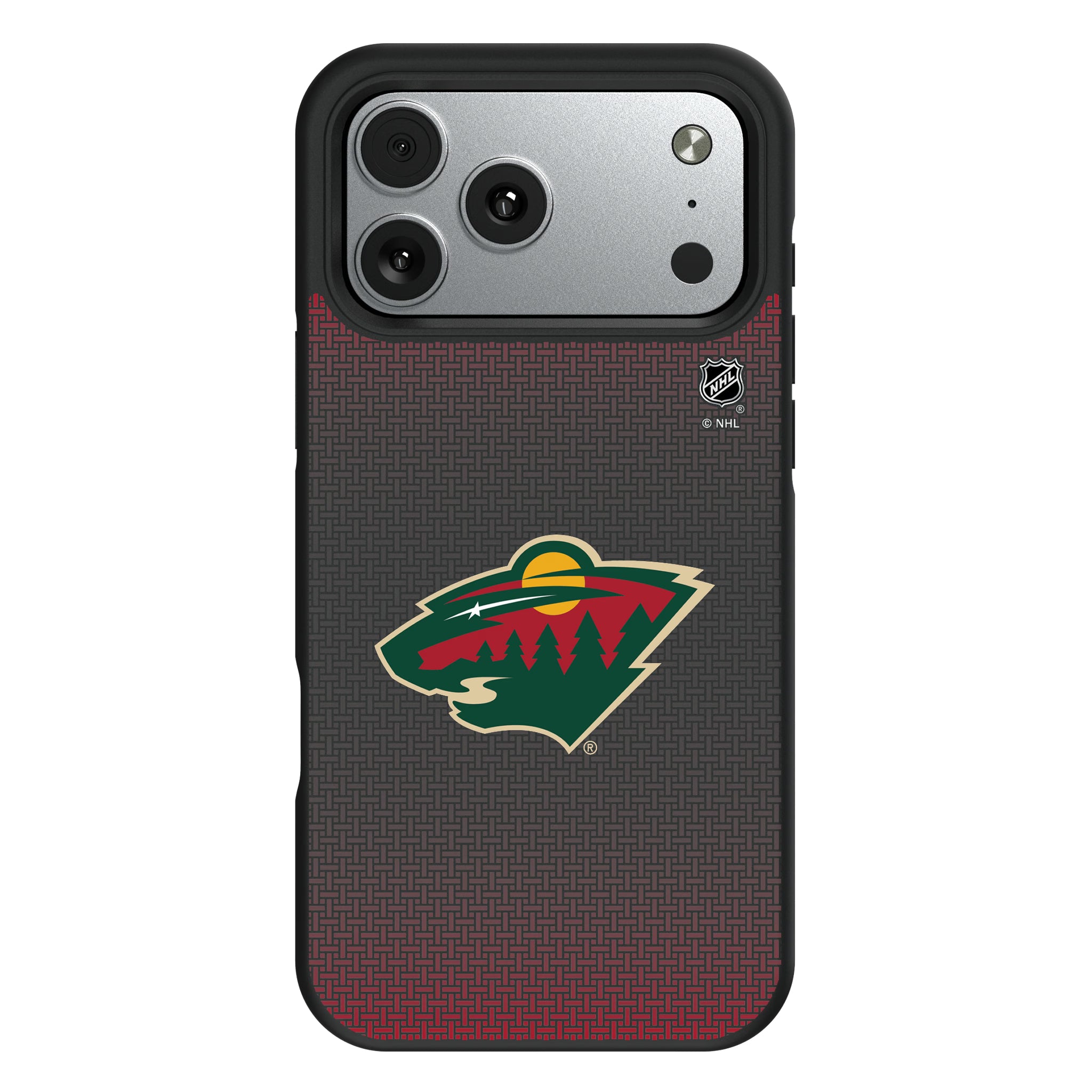 Minnesota Wild Linen iPhone Bump Phone Case for Apple iPhone#Device_iPhone 17 Pro Max