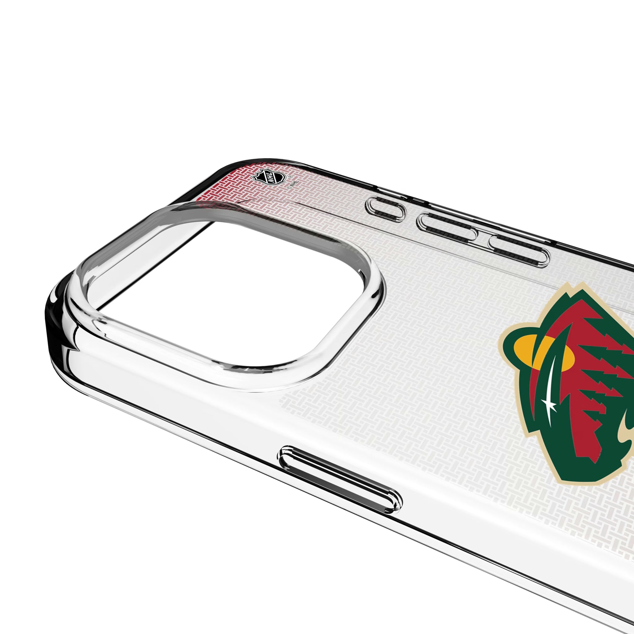 Minnesota Wild Linen iPhone Clear Phone Case for Apple iPhone - Detail