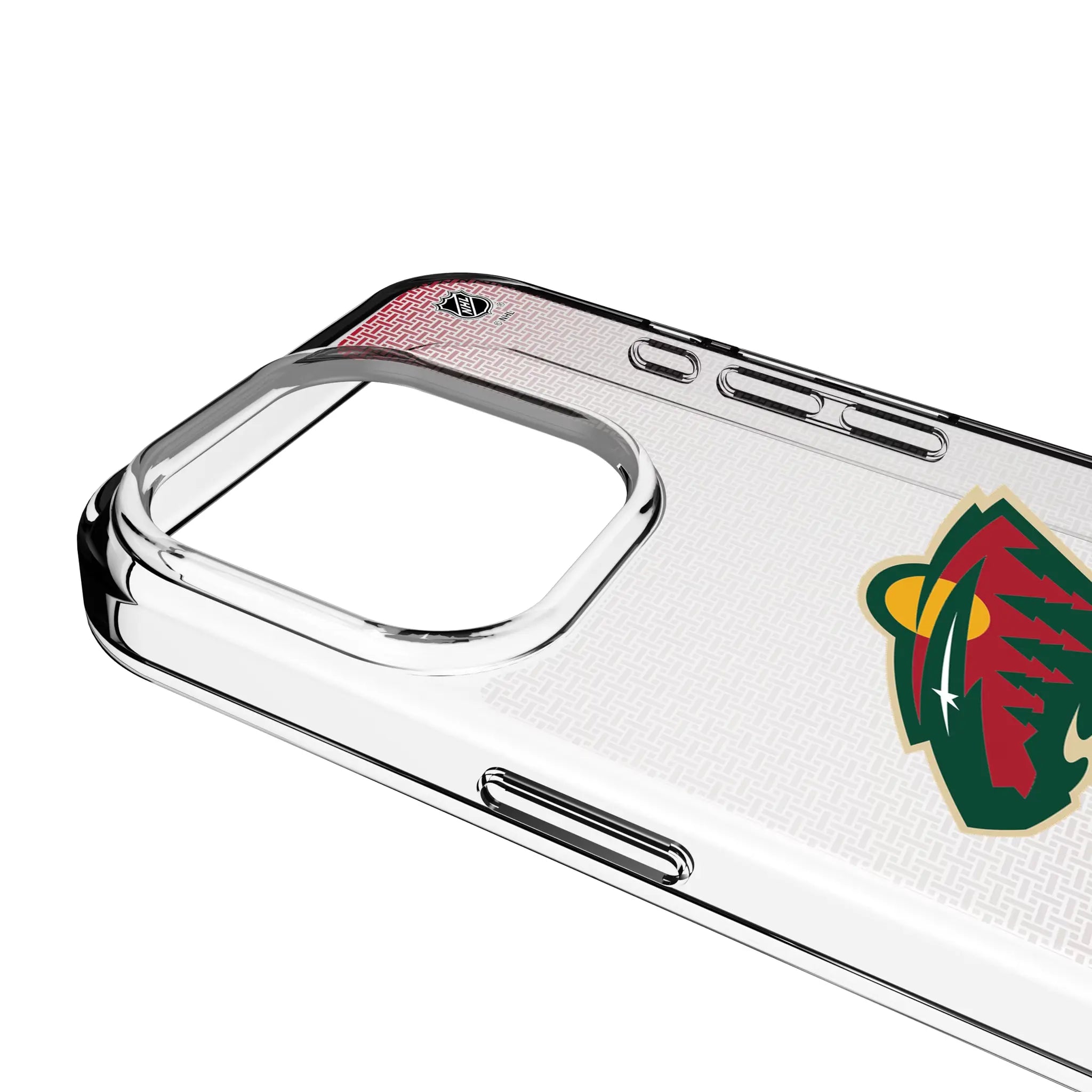 Minnesota Wild Linen iPhone Clear Phone Case for Apple iPhone - Detail