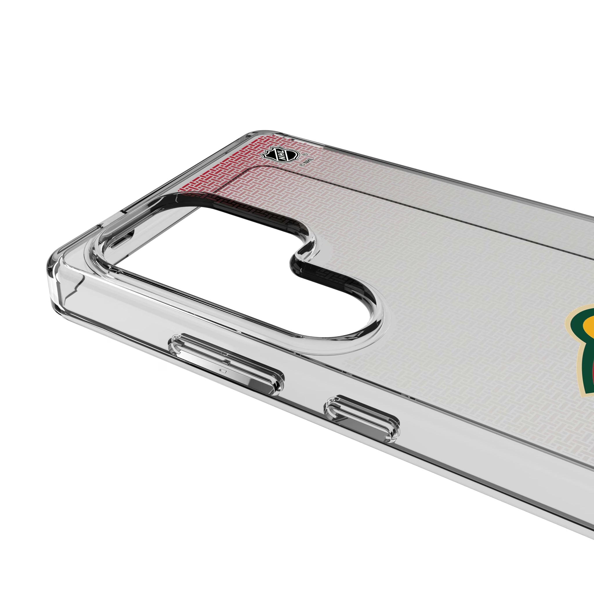Minnesota Wild Linen Galaxy Clear Phone Case for Samsung Galaxy - Detail
