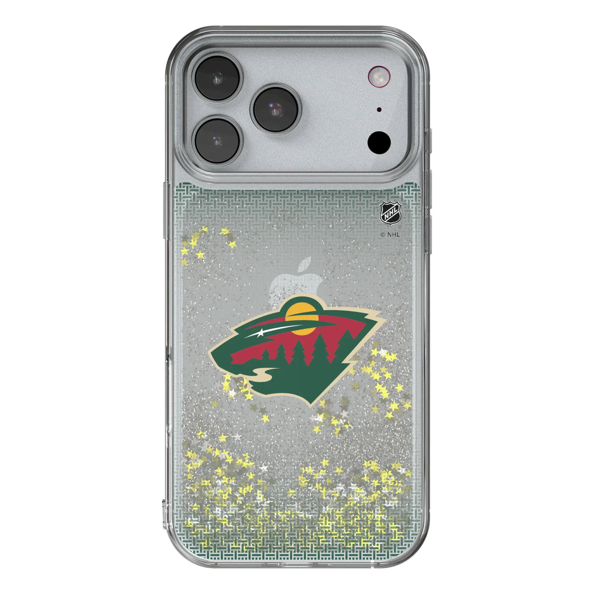 Minnesota Wild Linen iPhone Glitter Phone Case for Apple iPhone#Device_iPhone 17 Pro Max