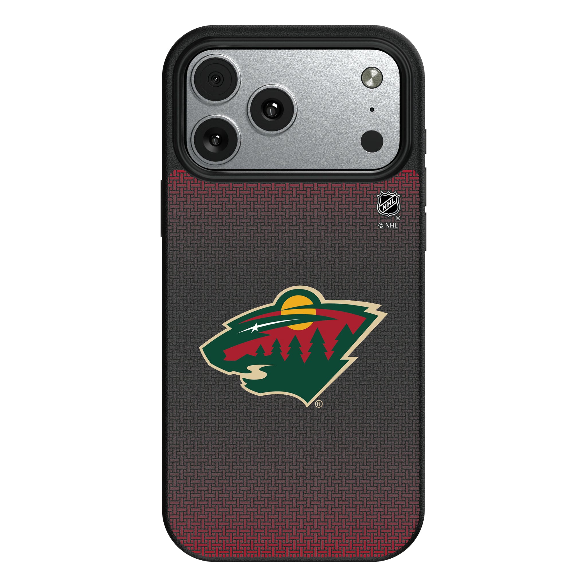 Minnesota Wild Linen iPhone MagSafe Compatible Phone Case for Apple iPhone#Device_iPhone 17 Pro Max