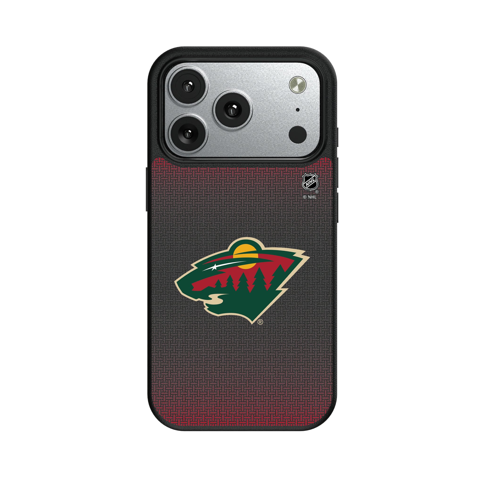 Minnesota Wild Linen iPhone MagSafe Compatible Phone Case for Apple iPhone#Device_iPhone 17 Pro