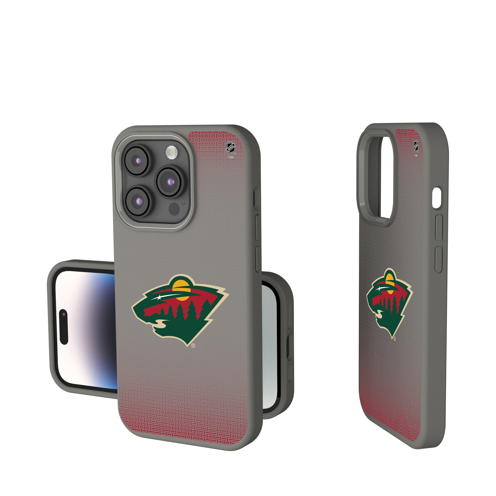 Minnesota Wild Linen iPhone Soft Touch Phone Case for Apple iPhone