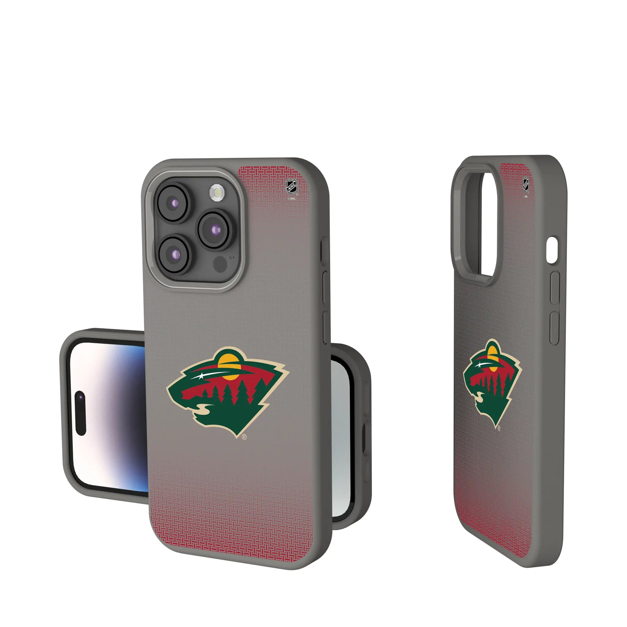 Minnesota Wild Linen iPhone Soft Touch Phone Case for Apple iPhone