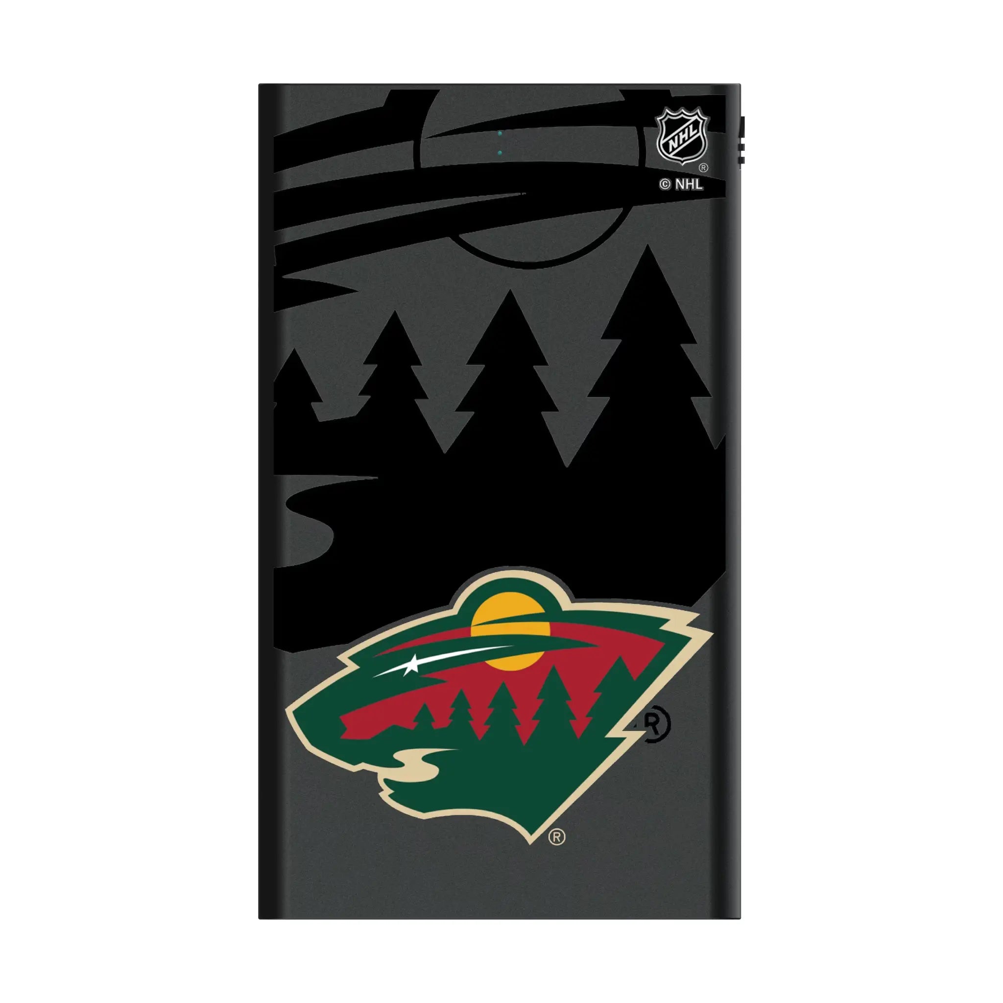 Minnesota Wild Monocolor Tilt 5000mAh Flat Power Bank