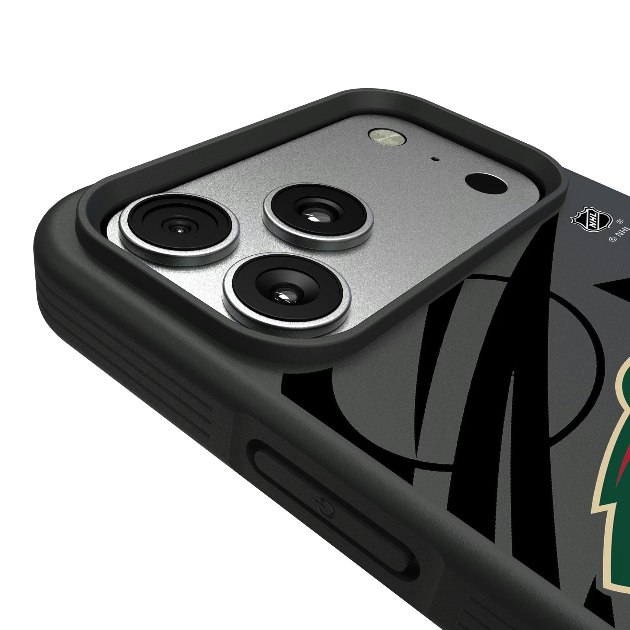 Minnesota Wild Monocolor Tilt iPhone Bump Phone Case for Apple iPhone - Detail#Device_iPhone 17 Pro Max