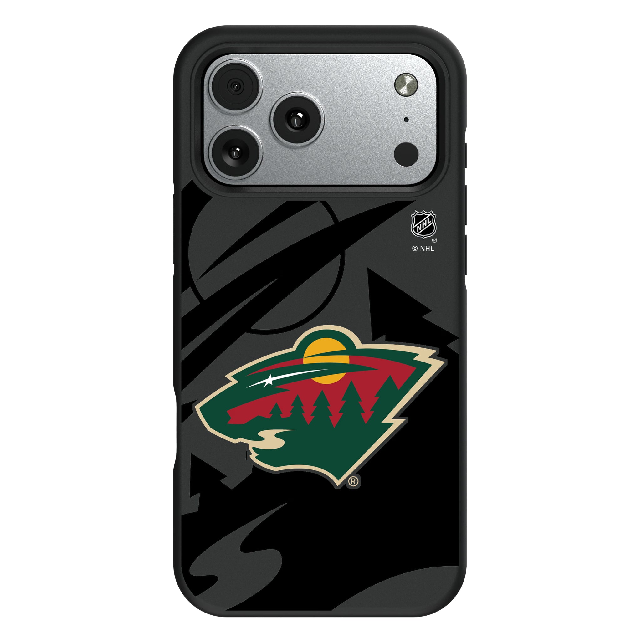 Minnesota Wild Monocolor Tilt iPhone Bump Phone Case for Apple iPhone#Device_iPhone 17 Pro Max