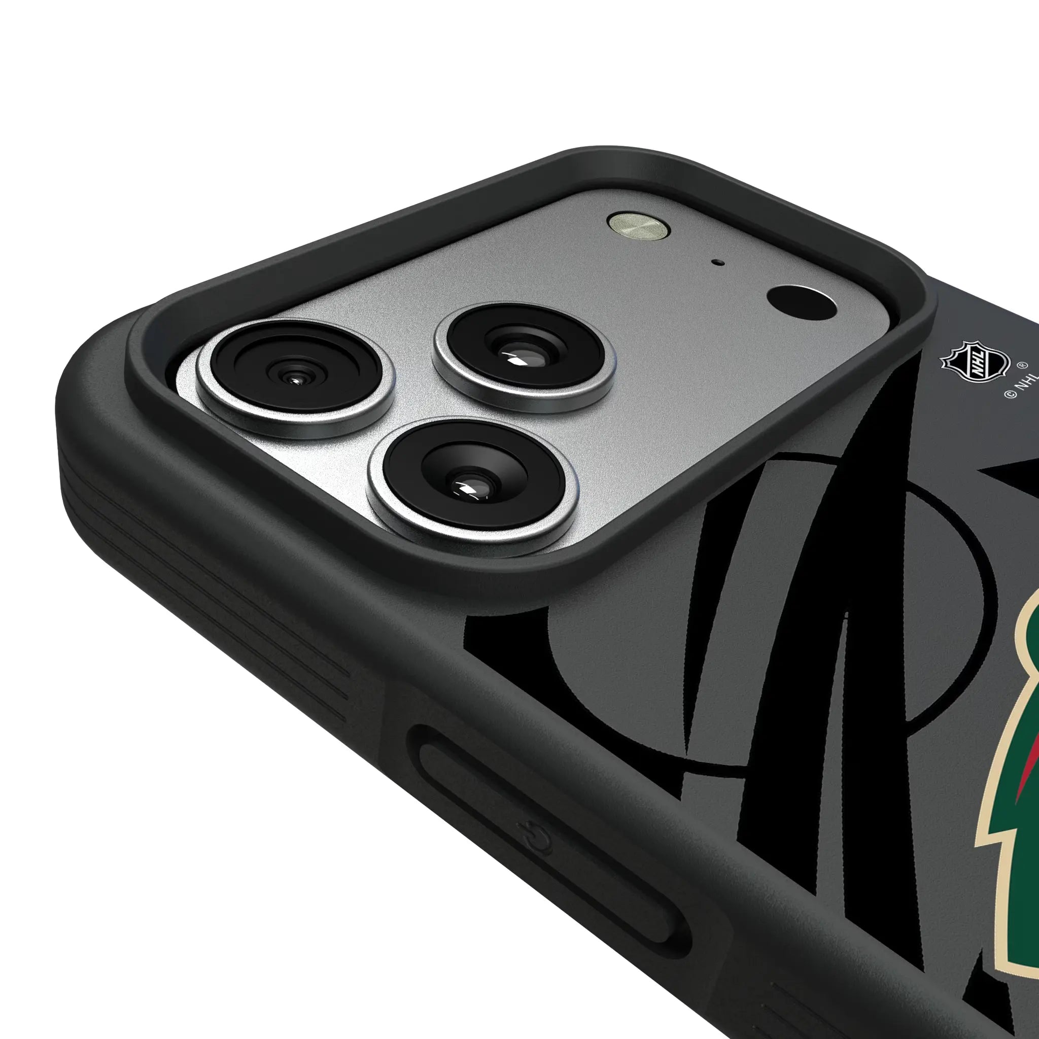 Minnesota Wild Monocolor Tilt iPhone Bump Phone Case for Apple iPhone - Detail#Device_iPhone 17 Pro Max
