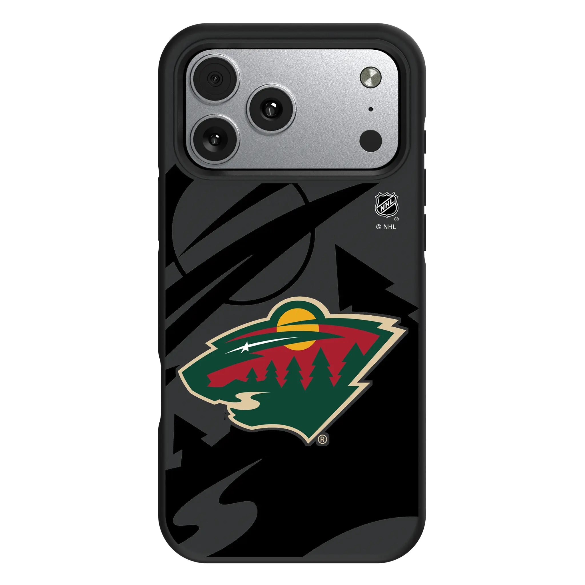 Minnesota Wild Monocolor Tilt iPhone Bump Phone Case for Apple iPhone#Device_iPhone 17 Pro Max
