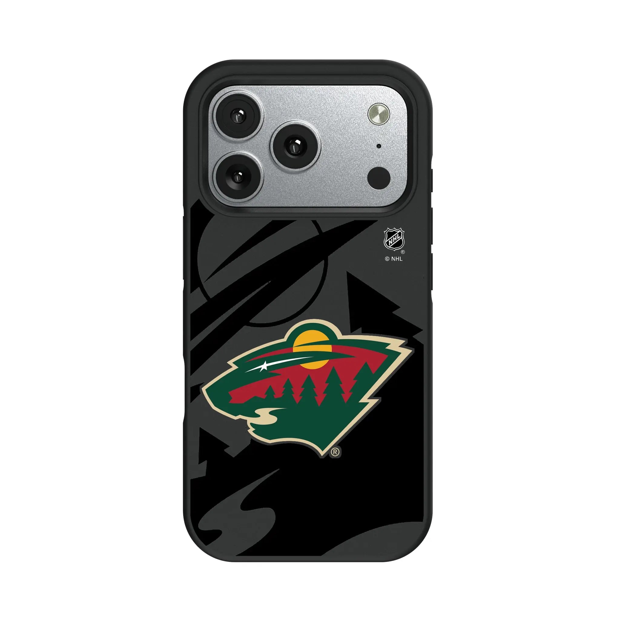 Minnesota Wild Monocolor Tilt iPhone Bump Phone Case for Apple iPhone#Device_iPhone 17 Pro