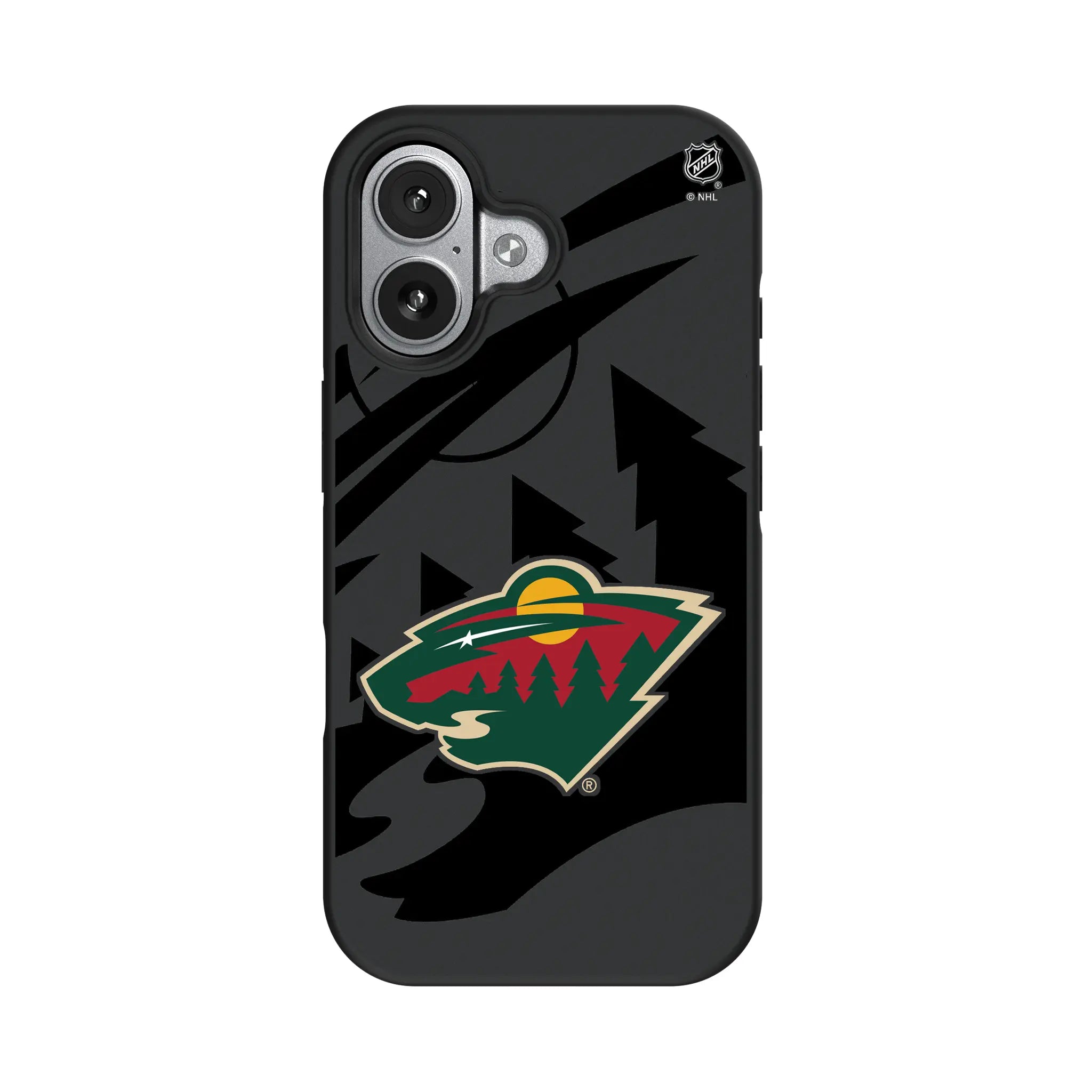 Minnesota Wild Monocolor Tilt iPhone Bump Phone Case for Apple iPhone#Device_iPhone 17