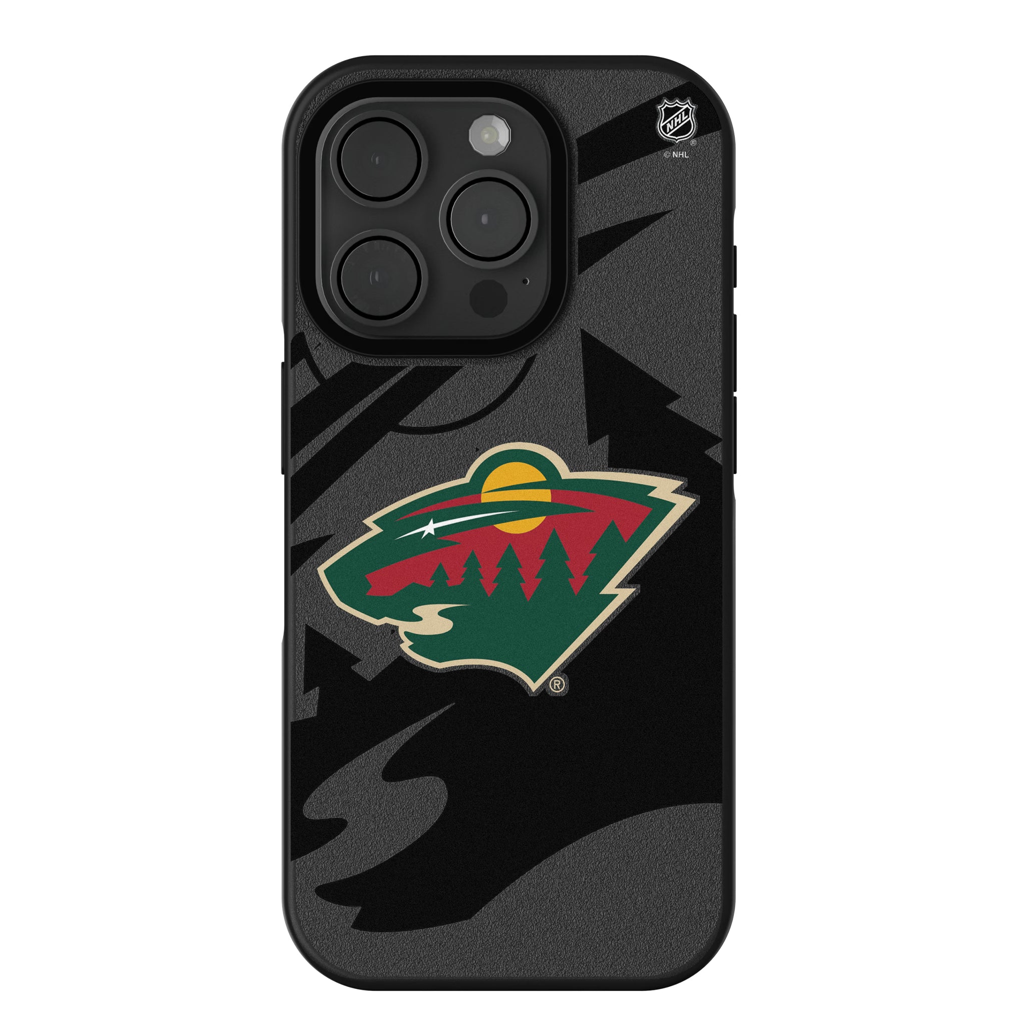 Minnesota Wild Monocolor Tilt iPhone Bump Phone Case for Apple iPhone