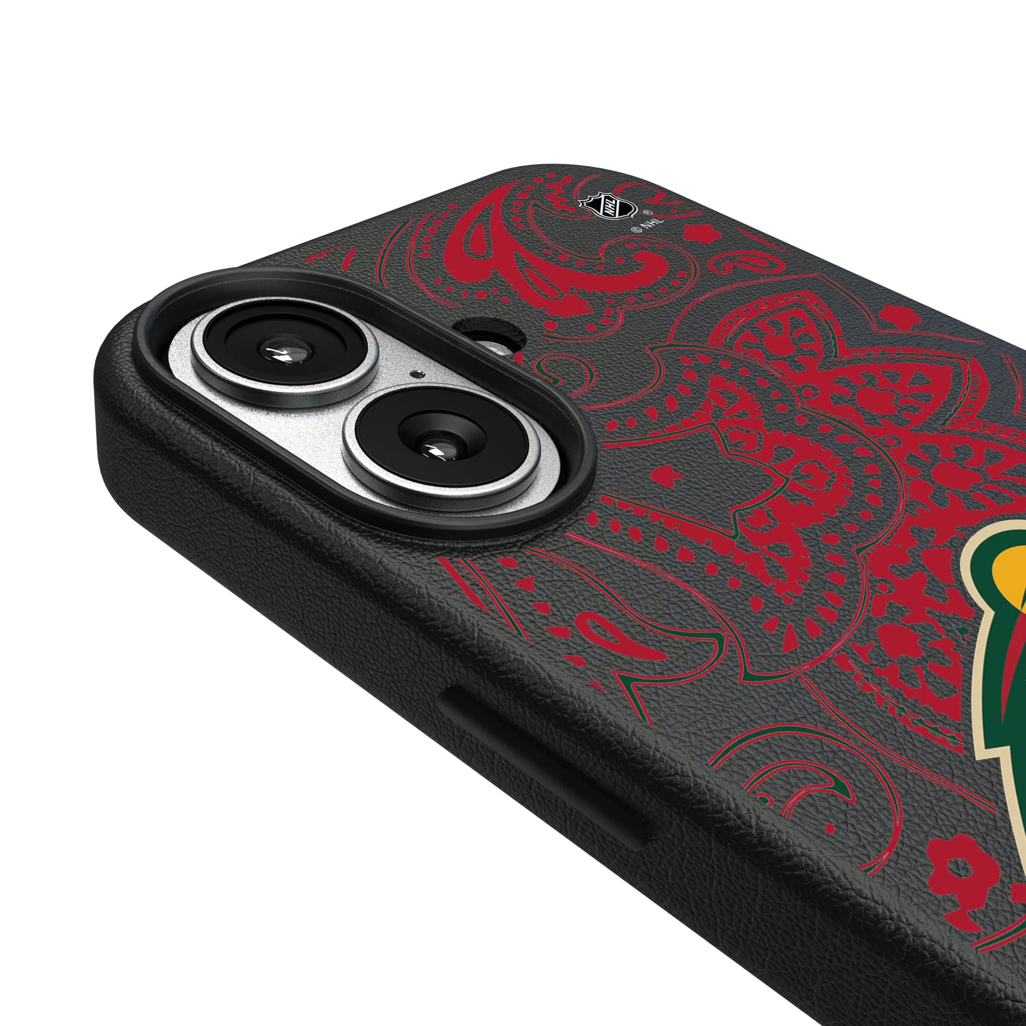 Minnesota Wild Paisley iPhone MagSafe Compatible Phone Case for Apple iPhone - Detail#Device_iPhone 17