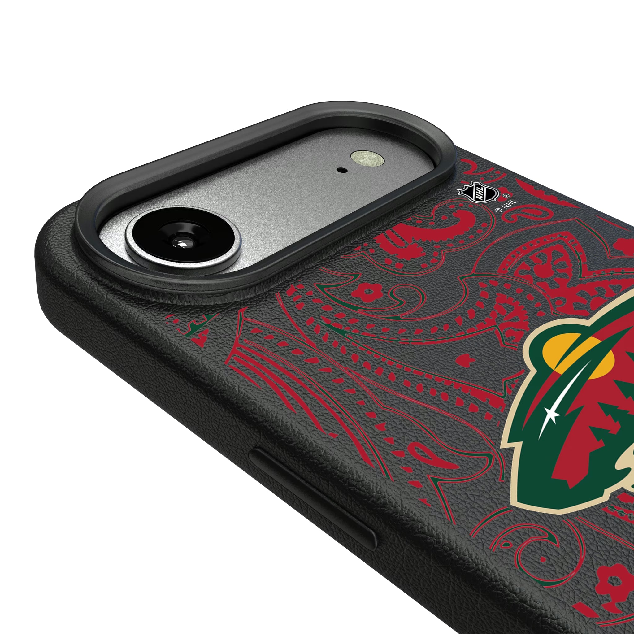 Minnesota Wild Paisley iPhone MagSafe Compatible Phone Case for Apple iPhone - Detail#Device_iPhone Air