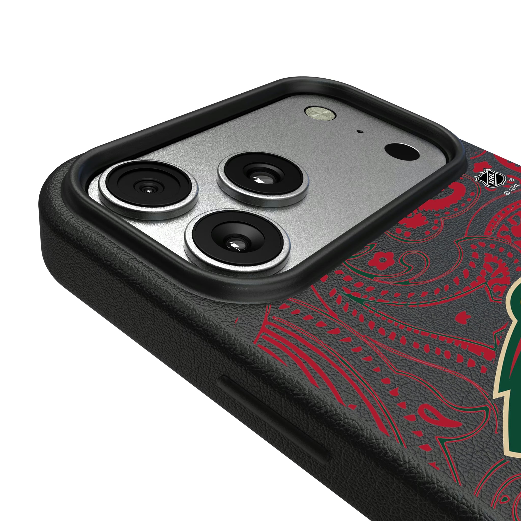 Minnesota Wild Paisley iPhone MagSafe Compatible Phone Case for Apple iPhone - Detail#Device_iPhone 17 Pro Max