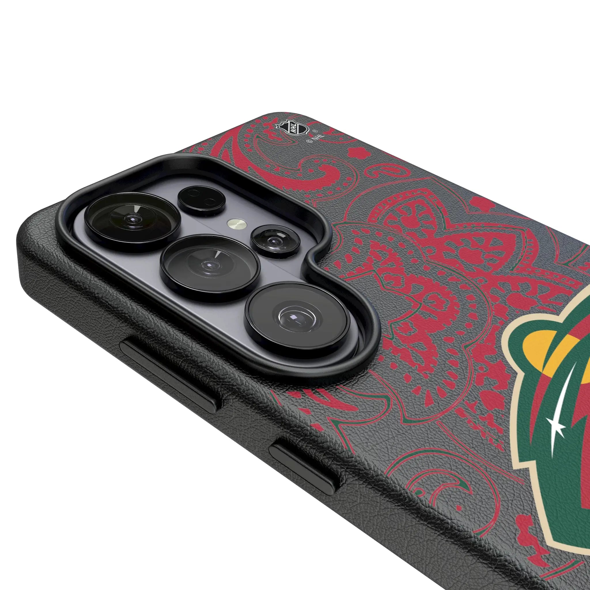 Minnesota Wild Paisley Galaxy MagSafe Compatible Phone Case for Samsung Galaxy - Detail#Device_Galaxy S26 Ultra