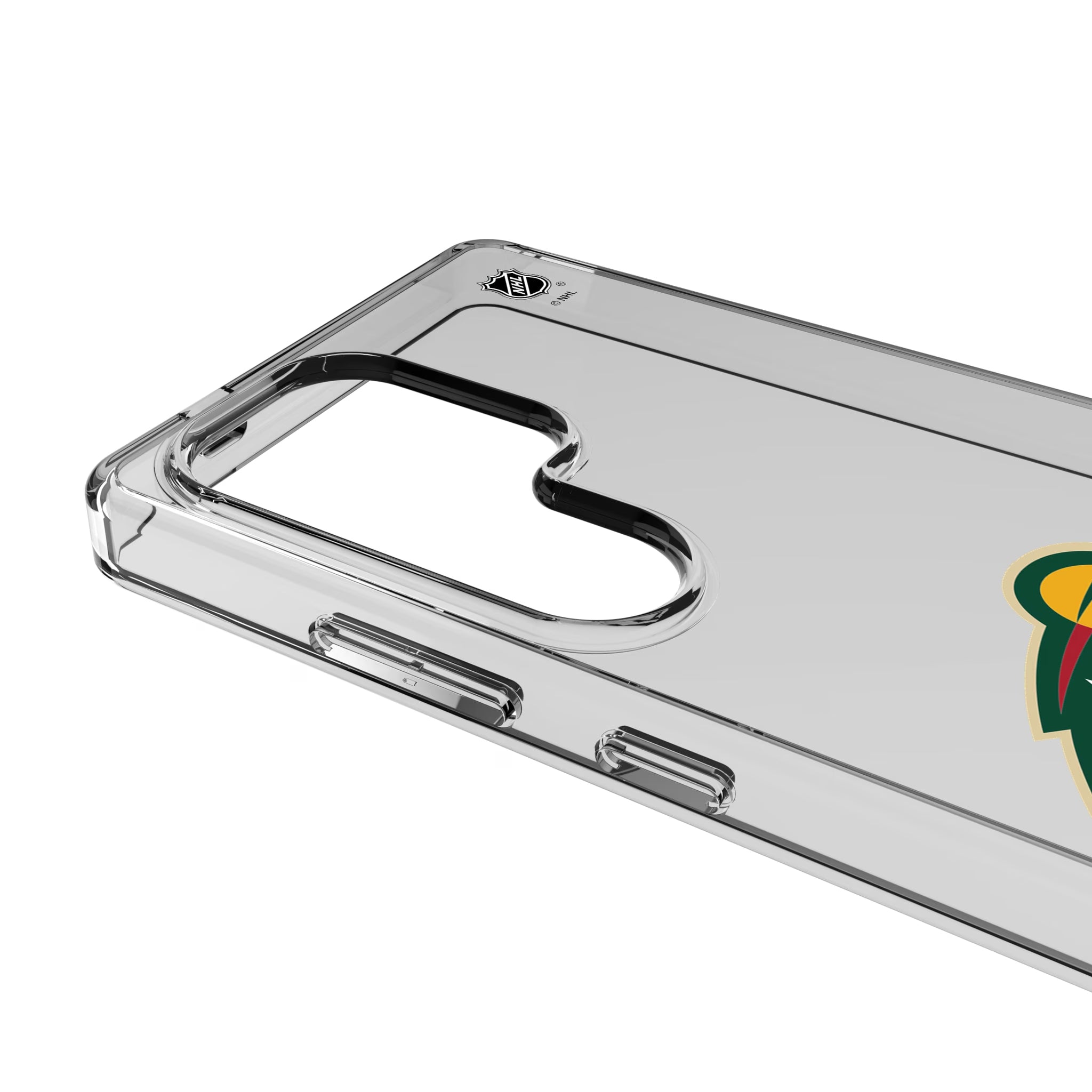 Minnesota Wild Personalized EndZone Plus Galaxy Clear Phone Case for Samsung Galaxy - Detail