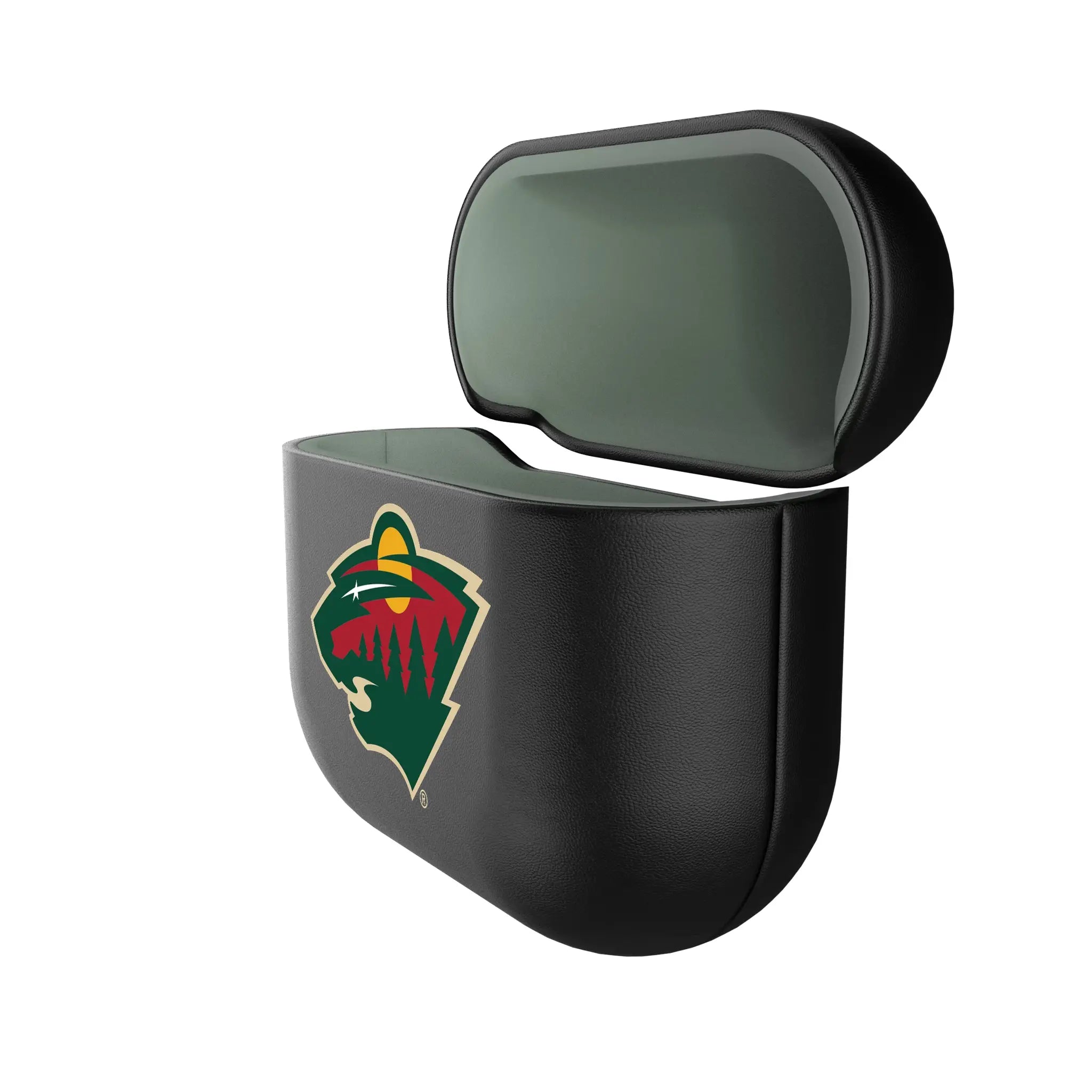 Minnesota Wild Personalized Insignia AirPods AirPod Case Cover - Isometric View#Device_AirPods 4