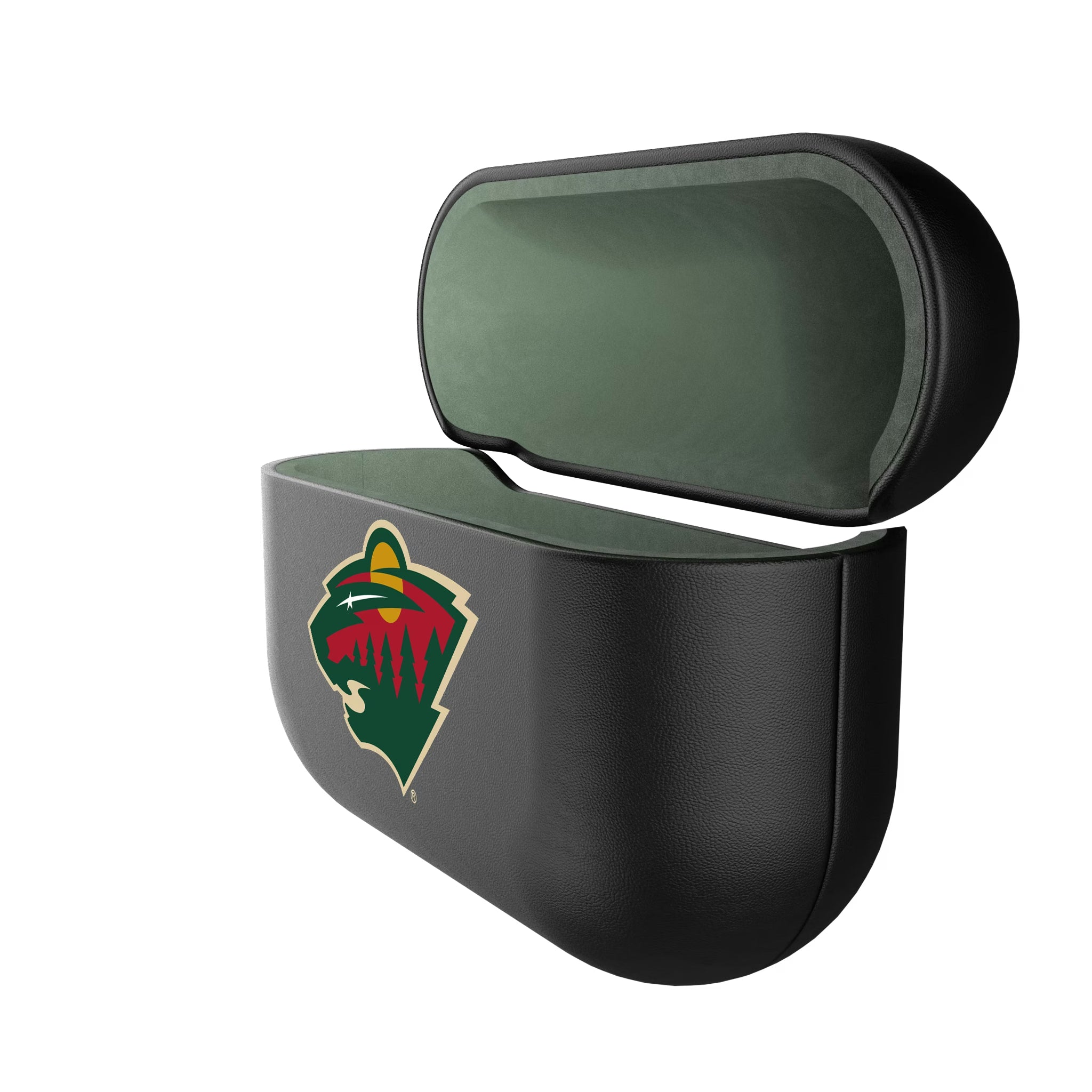 Minnesota Wild Personalized Insignia AirPods AirPod Case Cover - Isometric View#Device_AirPods Pro 1st Gen
