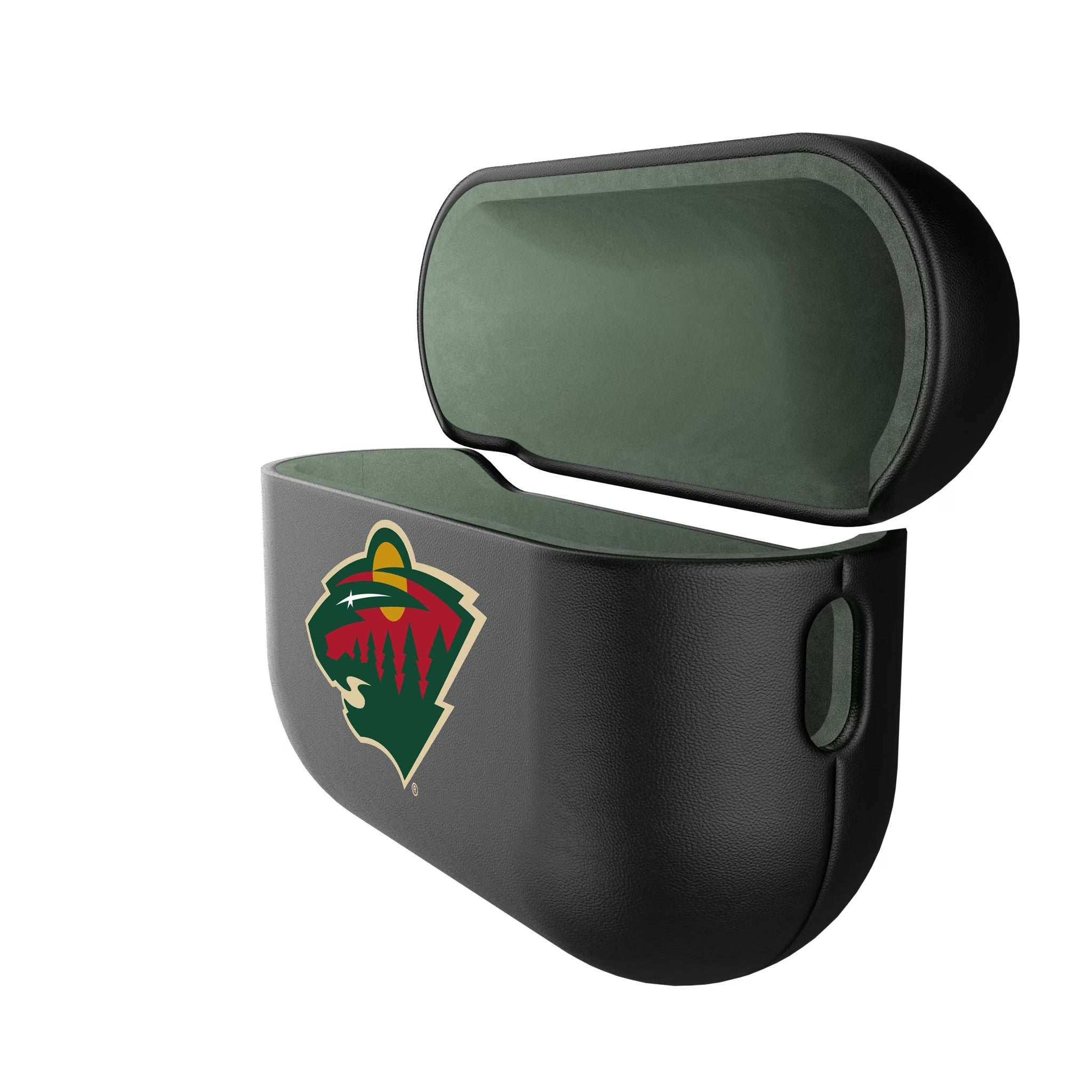 Minnesota Wild Personalized Insignia AirPods AirPod Case Cover - Isometric View#Device_AirPods Pro 2nd Gen