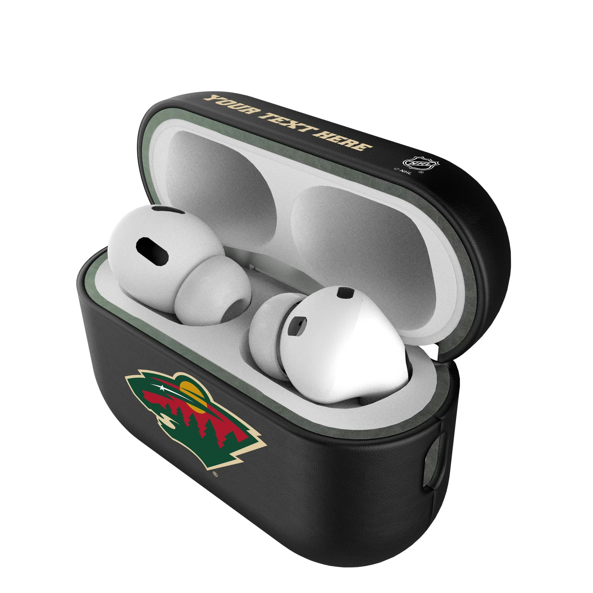 Minnesota Wild Personalized Insignia AirPods AirPod Case Cover#Device_AirPods Pro 2nd Gen