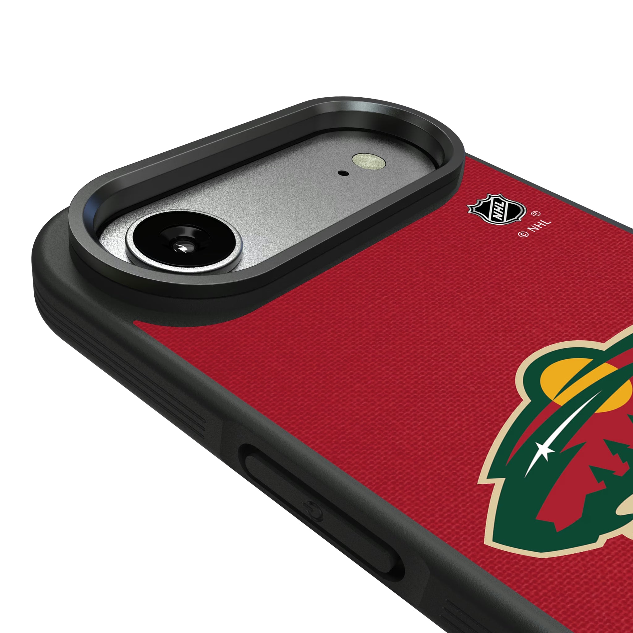 Minnesota Wild Personalized Stripe iPhone Bump Phone Case for Apple iPhone - Detail#Device_iPhone Air