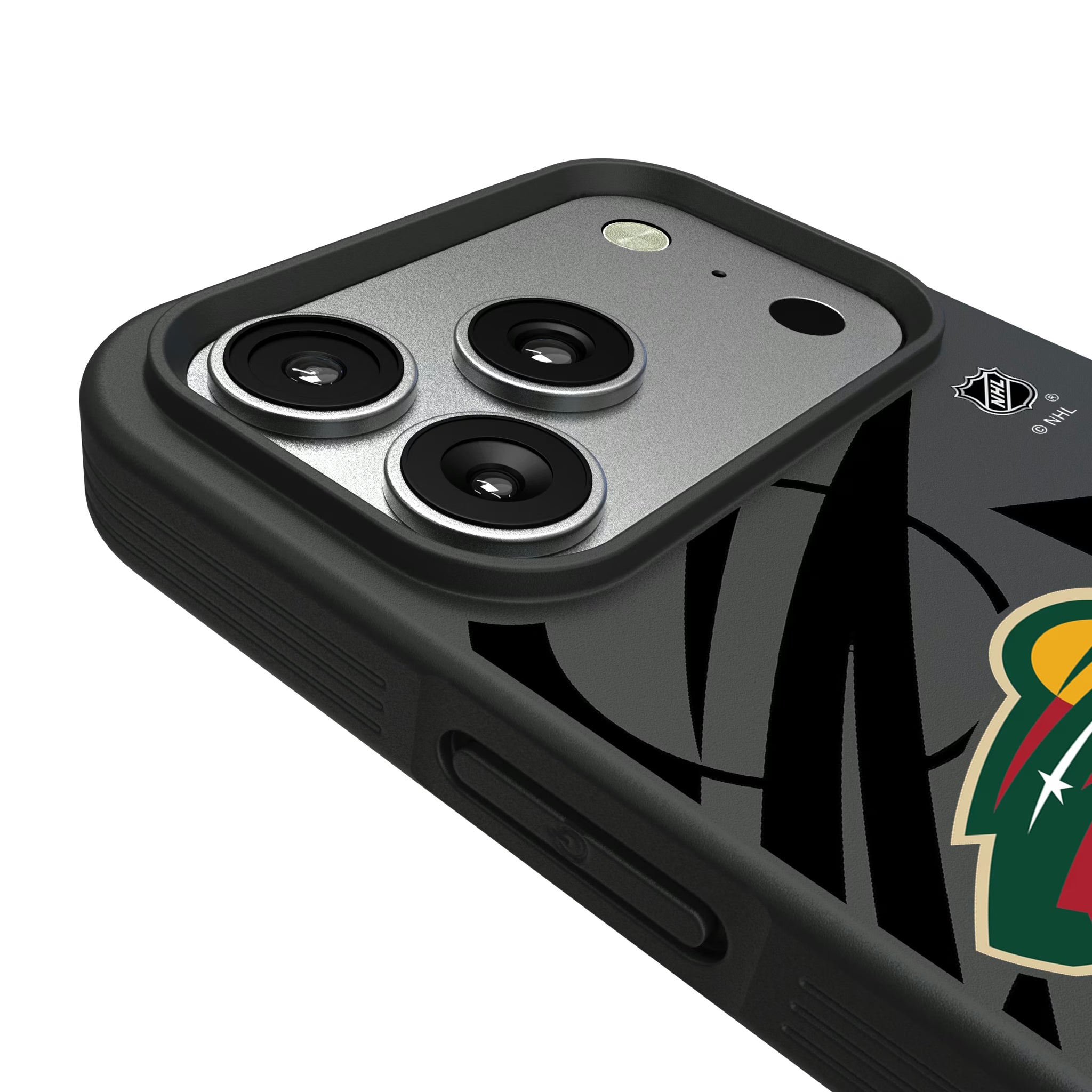 Minnesota Wild Personalized Tilt iPhone Bump Phone Case for Apple iPhone - Detail#Device_iPhone 17 Pro