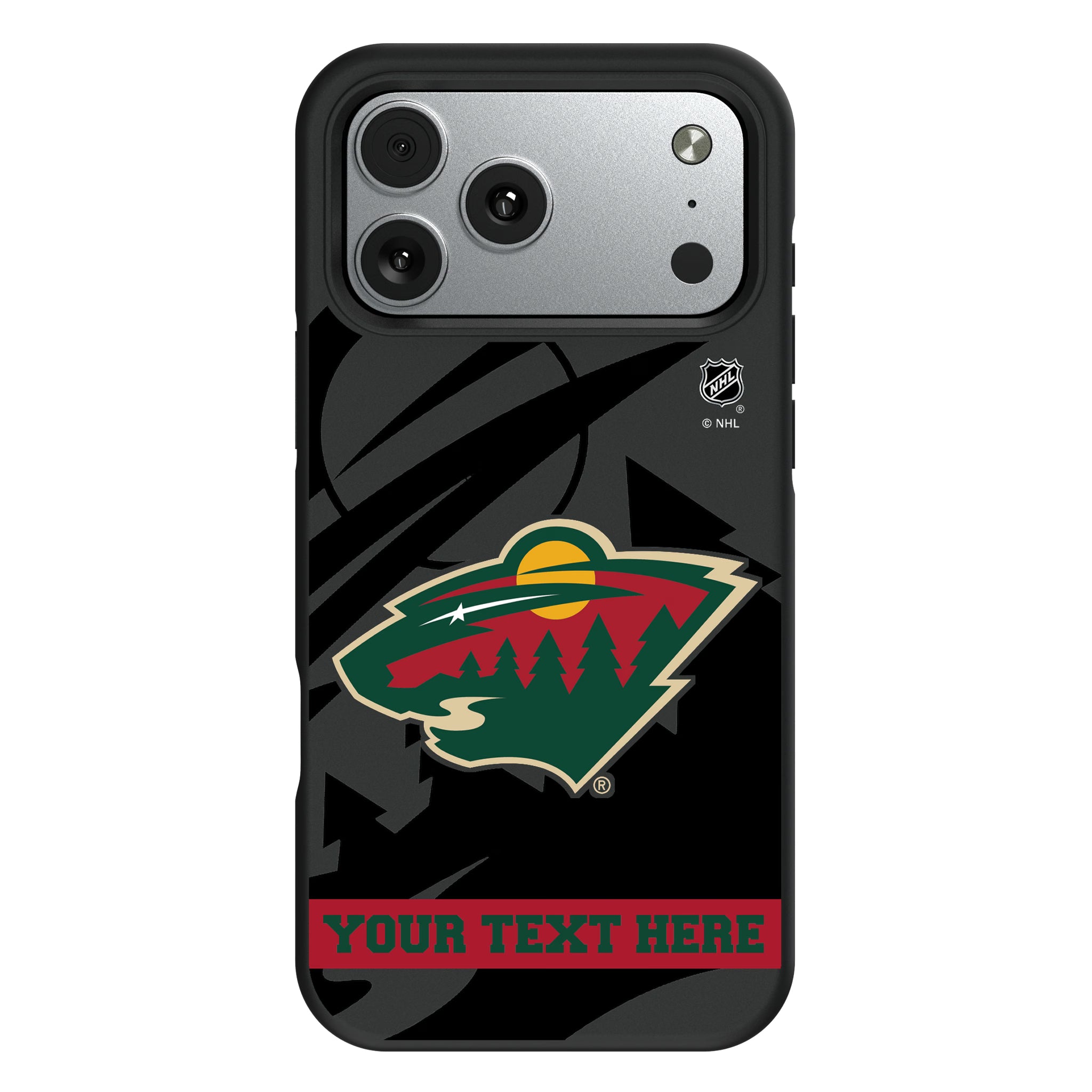Minnesota Wild Personalized Tilt iPhone Bump Phone Case for Apple iPhone#Device_iPhone 17 Pro Max