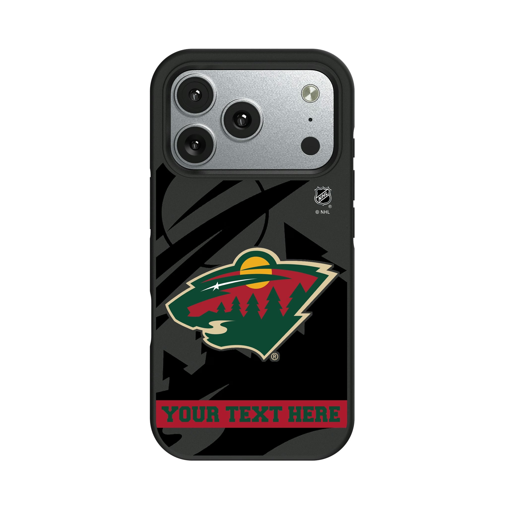 Minnesota Wild Personalized Tilt iPhone Bump Phone Case for Apple iPhone#Device_iPhone 17 Pro
