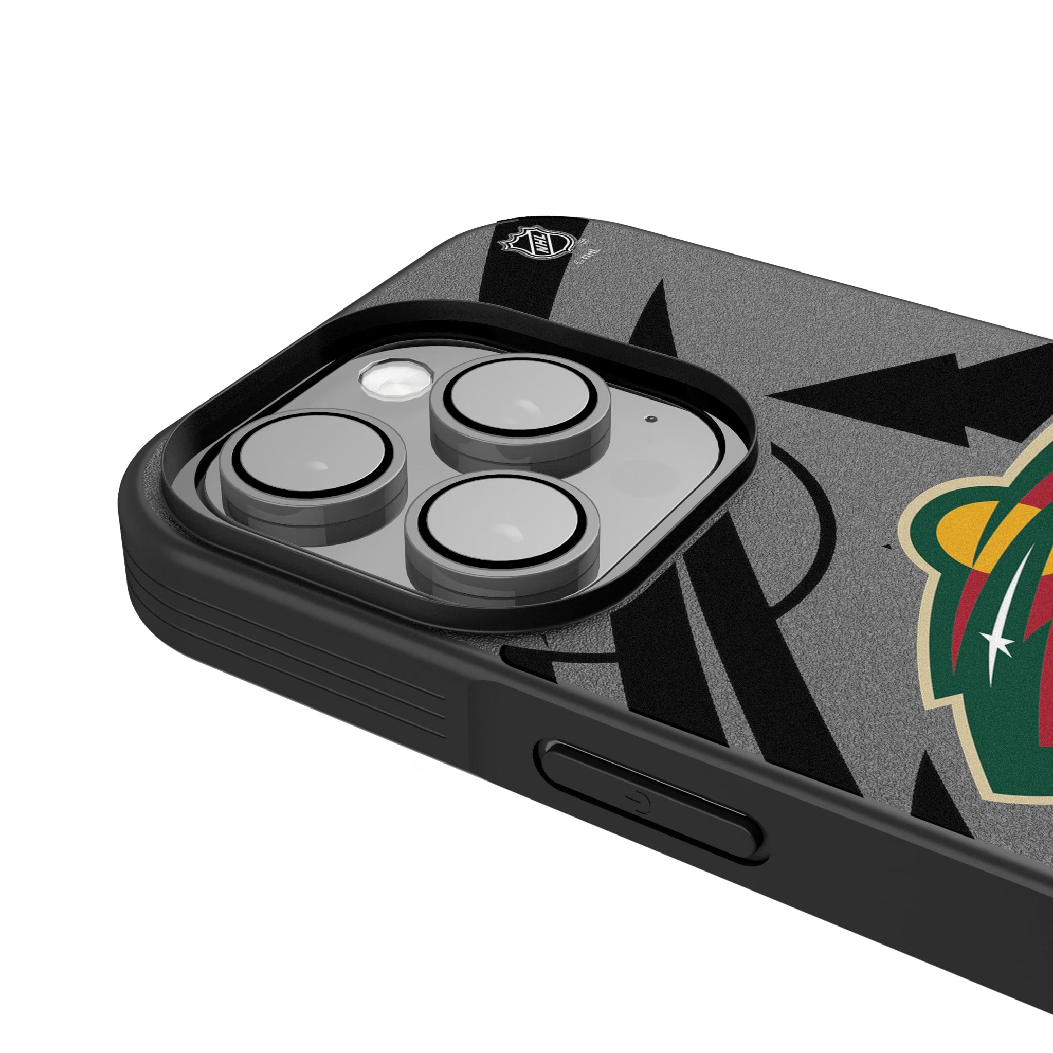 Minnesota Wild Personalized Tilt iPhone Bump Phone Case for Apple iPhone - Detail