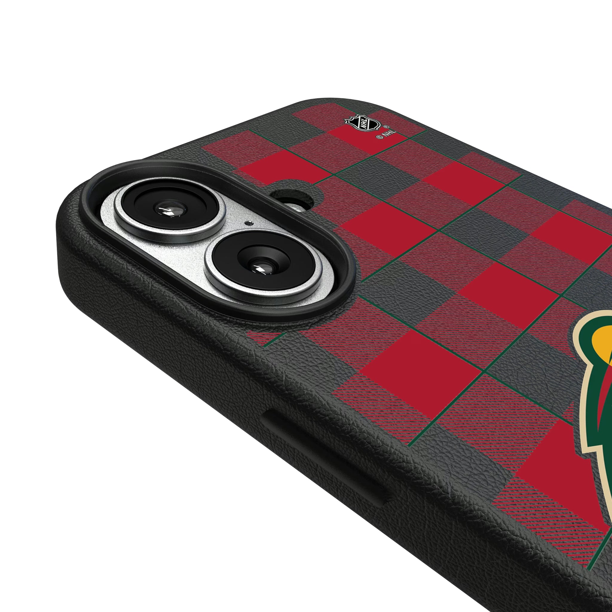 Minnesota Wild Plaid iPhone MagSafe Compatible Phone Case for Apple iPhone - Detail#Device_iPhone 17