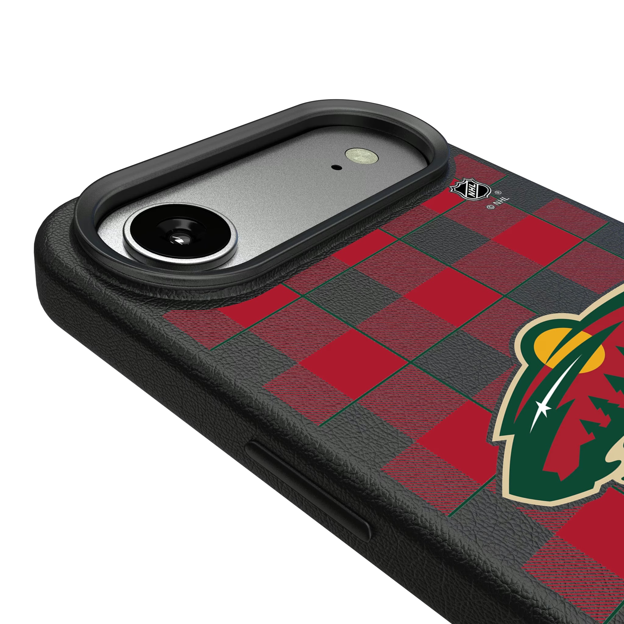 Minnesota Wild Plaid iPhone MagSafe Compatible Phone Case for Apple iPhone - Detail#Device_iPhone Air