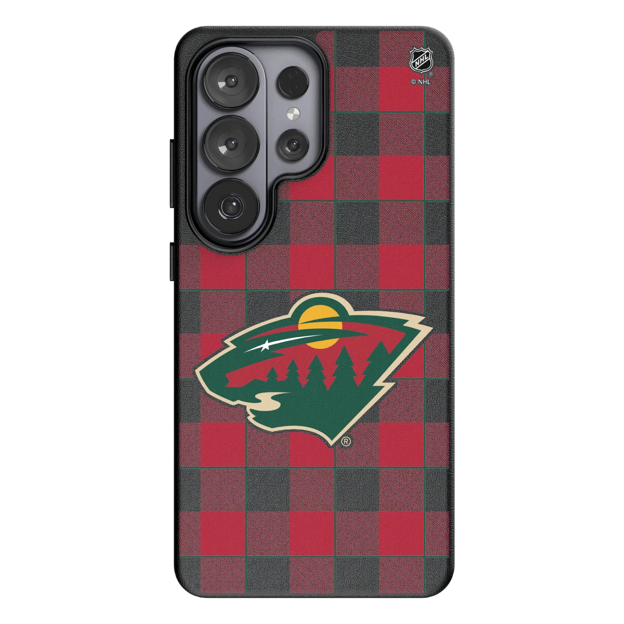 Minnesota Wild Plaid Galaxy MagSafe Compatible Phone Case for Samsung Galaxy#Device_Galaxy S26 Ultra