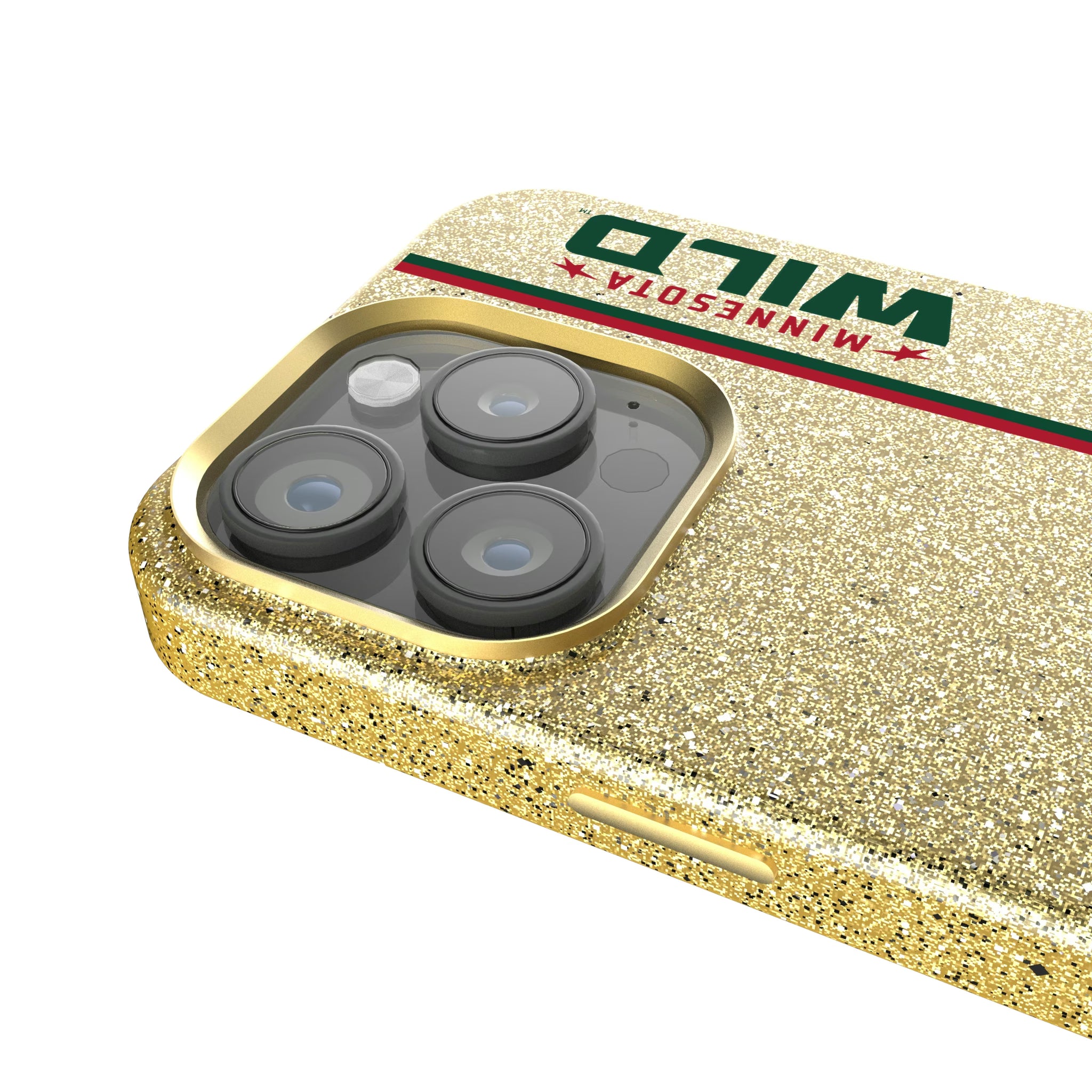 Minnesota Wild Sidebar iPhone Bling Phone Case for Apple iPhone - Detail