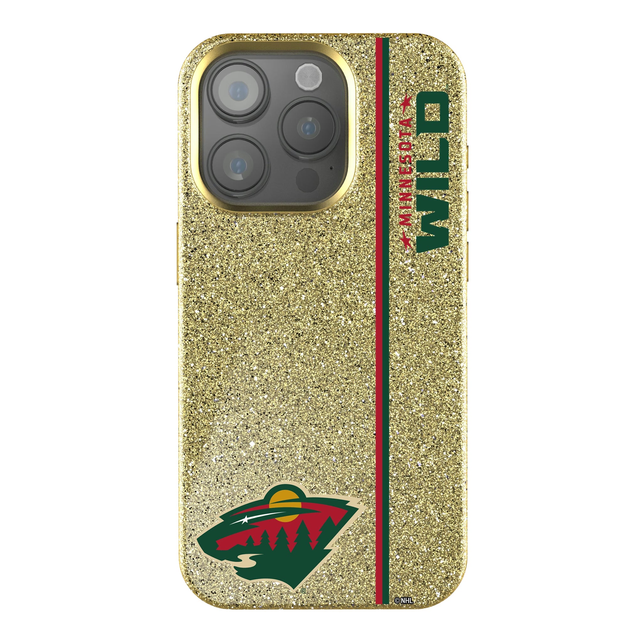Minnesota Wild Sidebar iPhone Bling Phone Case for Apple iPhone