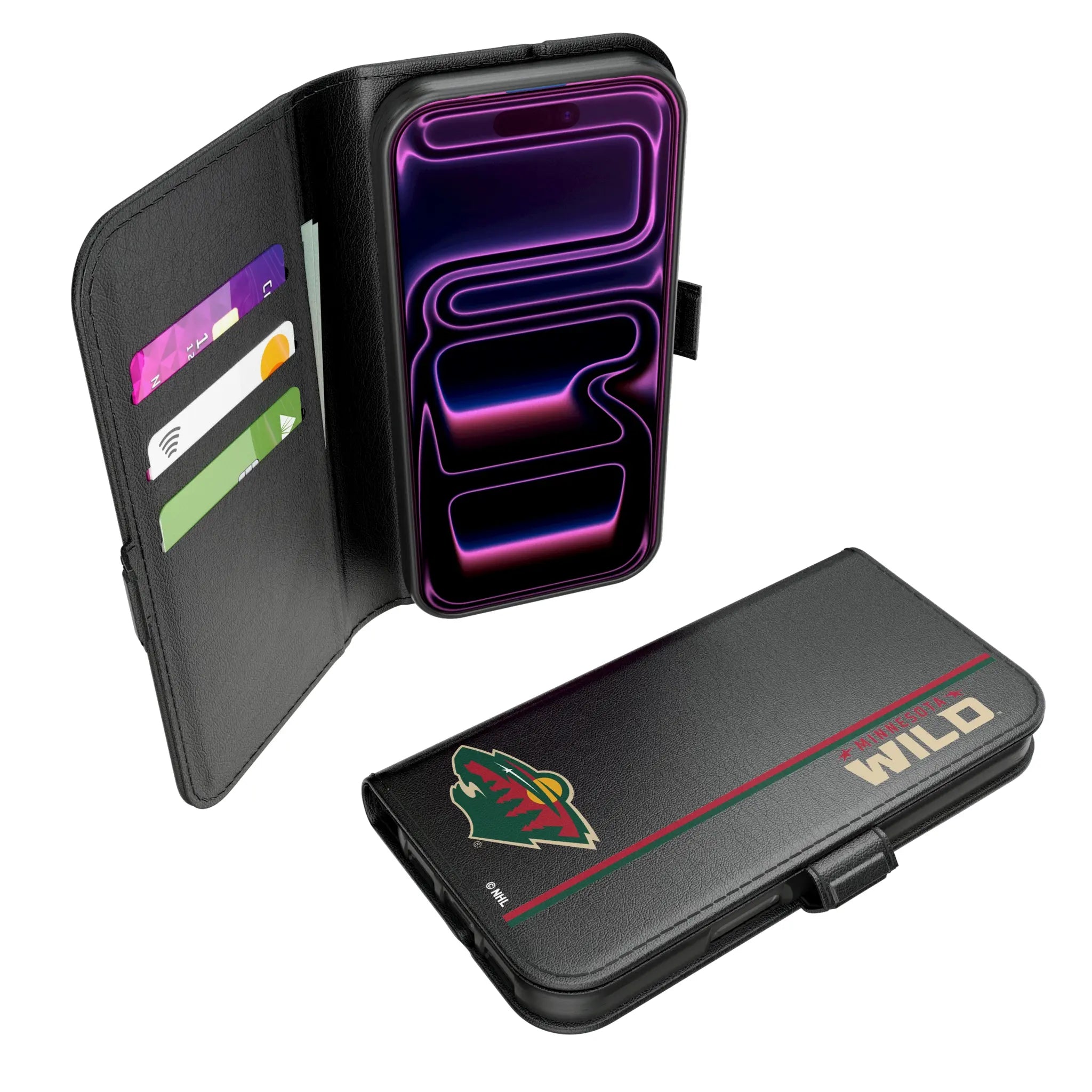 Minnesota Wild Sidebar iPhone Folio Phone Case for Apple iPhone#Device_iPhone 17 Pro