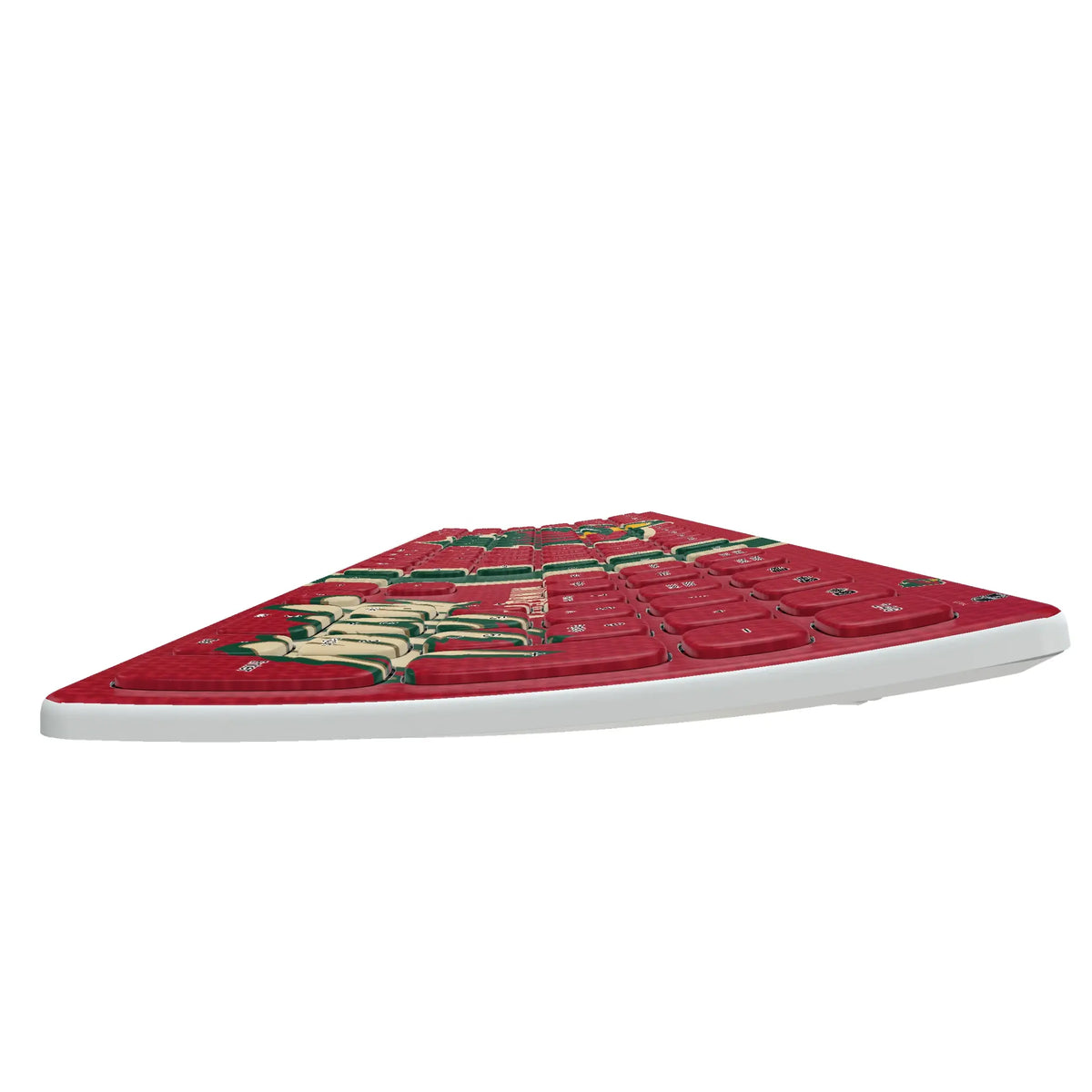 Minnesota Wild Stripe KKB605 Curved Wireless Keyboard