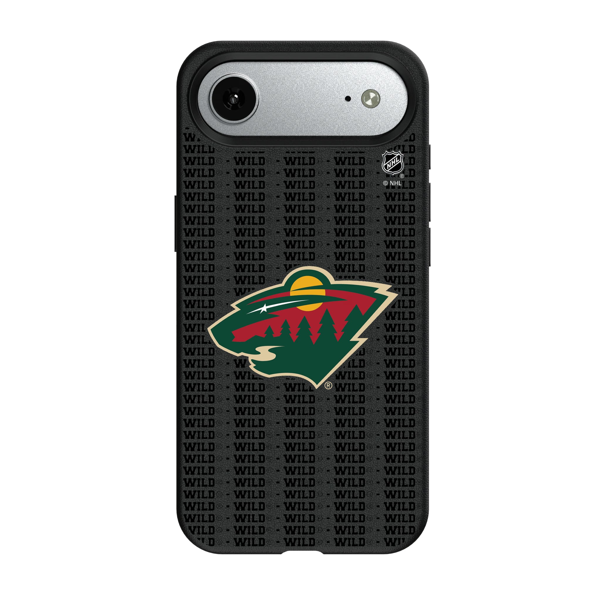 Minnesota Wild Text Backdrop iPhone MagSafe Compatible Phone Case for Apple iPhone#Device_iPhone Air