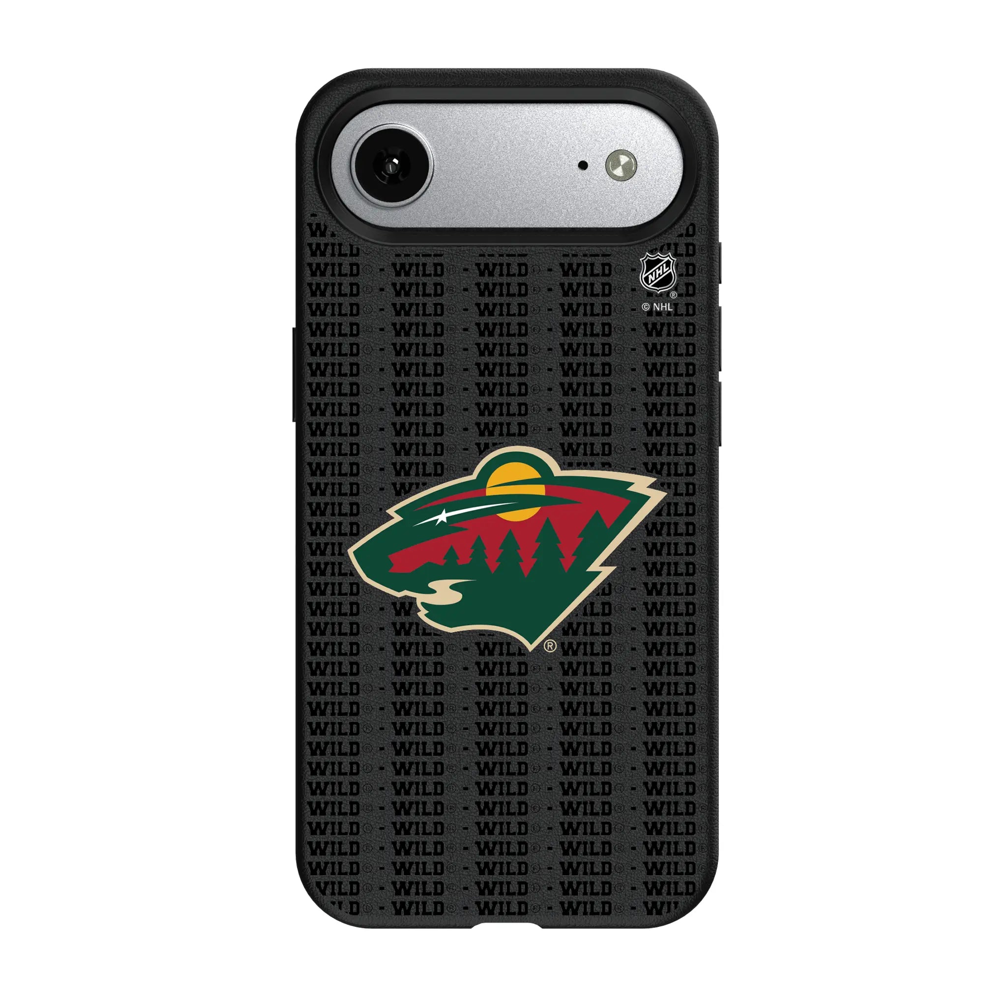 Minnesota Wild Text Backdrop iPhone MagSafe Compatible Phone Case for Apple iPhone#Device_iPhone Air
