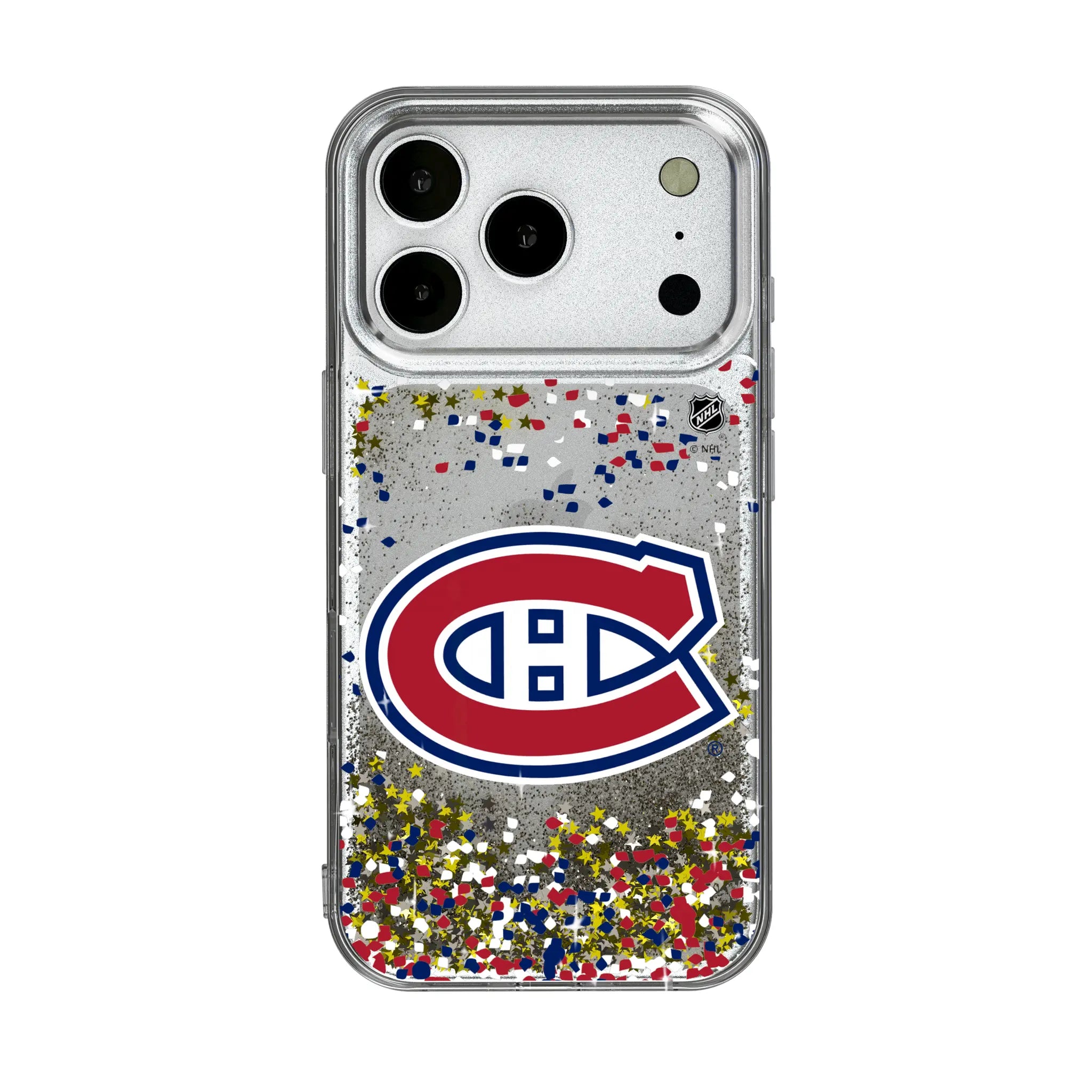 Montreal Canadiens Confetti iPhone Glitter Phone Case for Apple iPhone