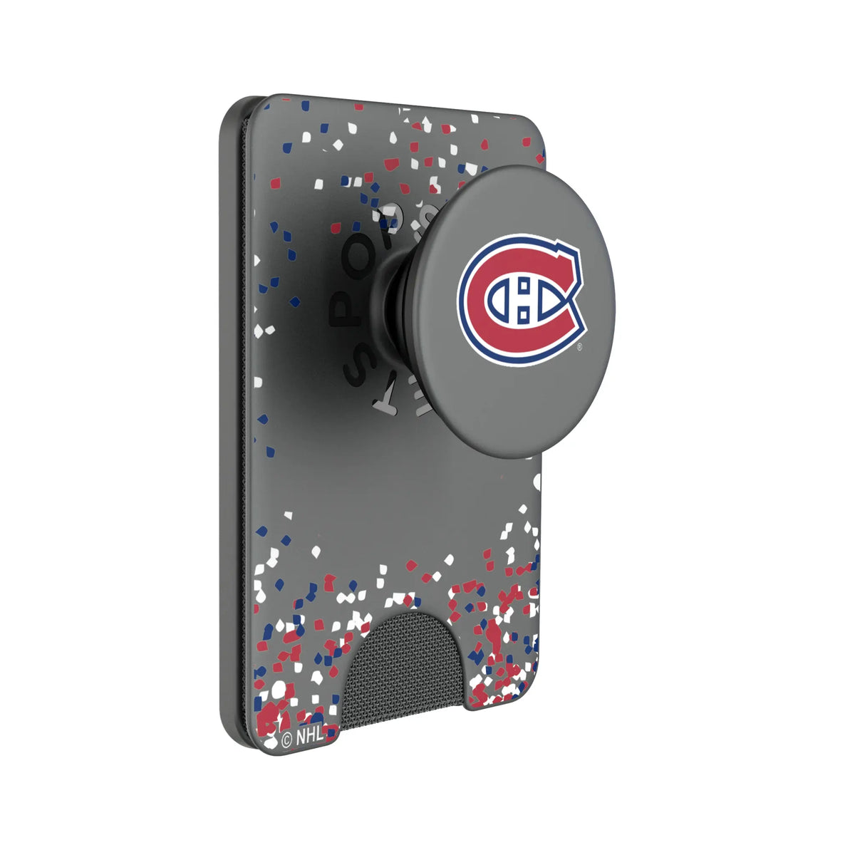 Montreal Canadiens Confetti Popsockets Wallet Magnetic