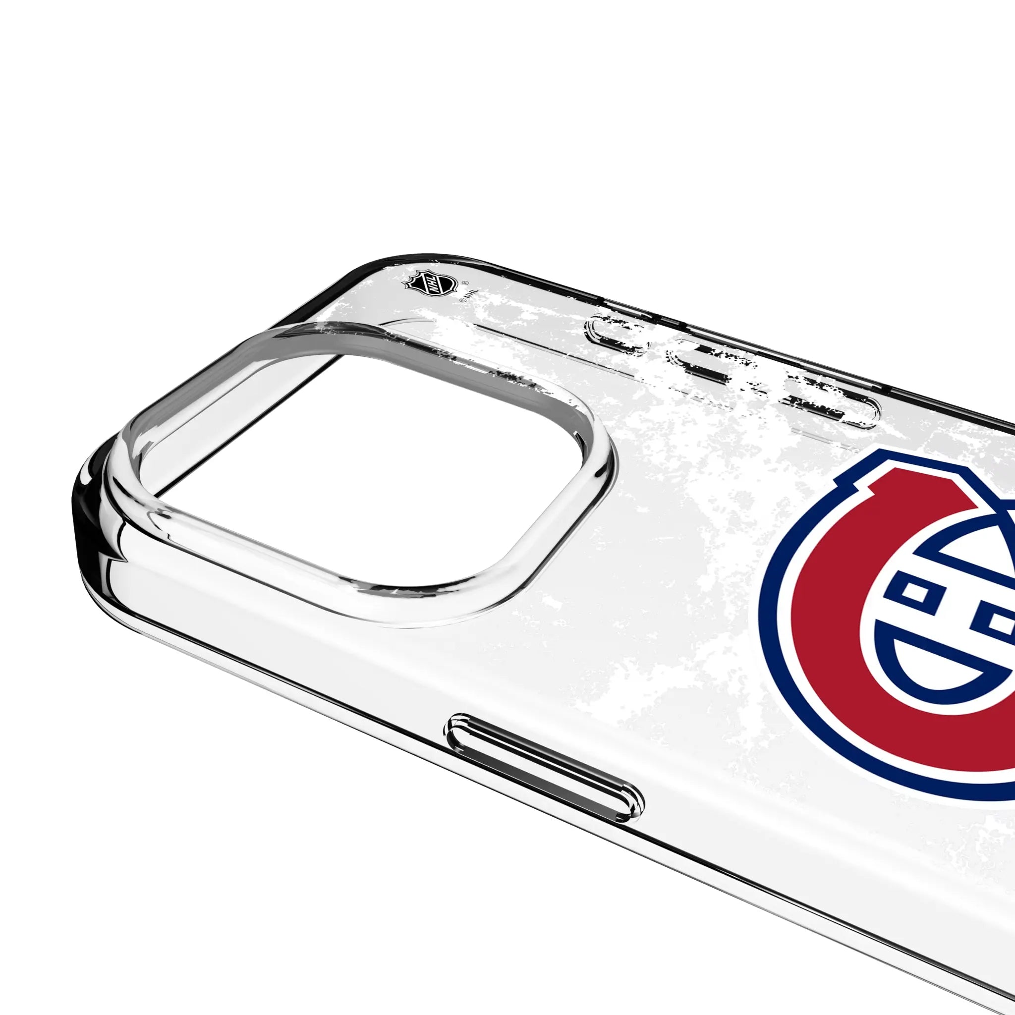 Montreal Canadiens Ice Stripe iPhone Clear Phone Case for Apple iPhone - Detail